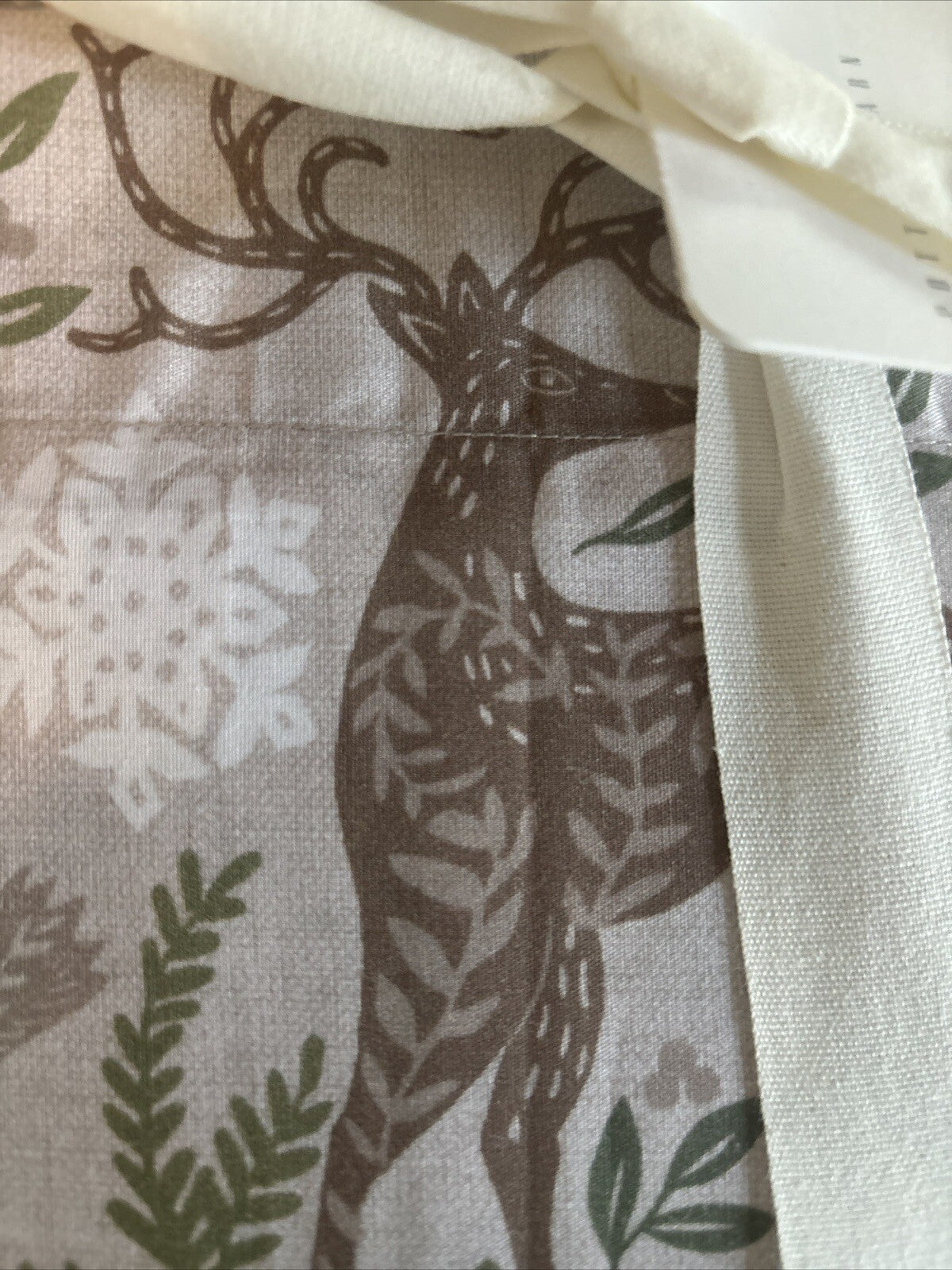 pottery barn Holiday winter Christmas Deer country vintage gift SHEET SET Twin a