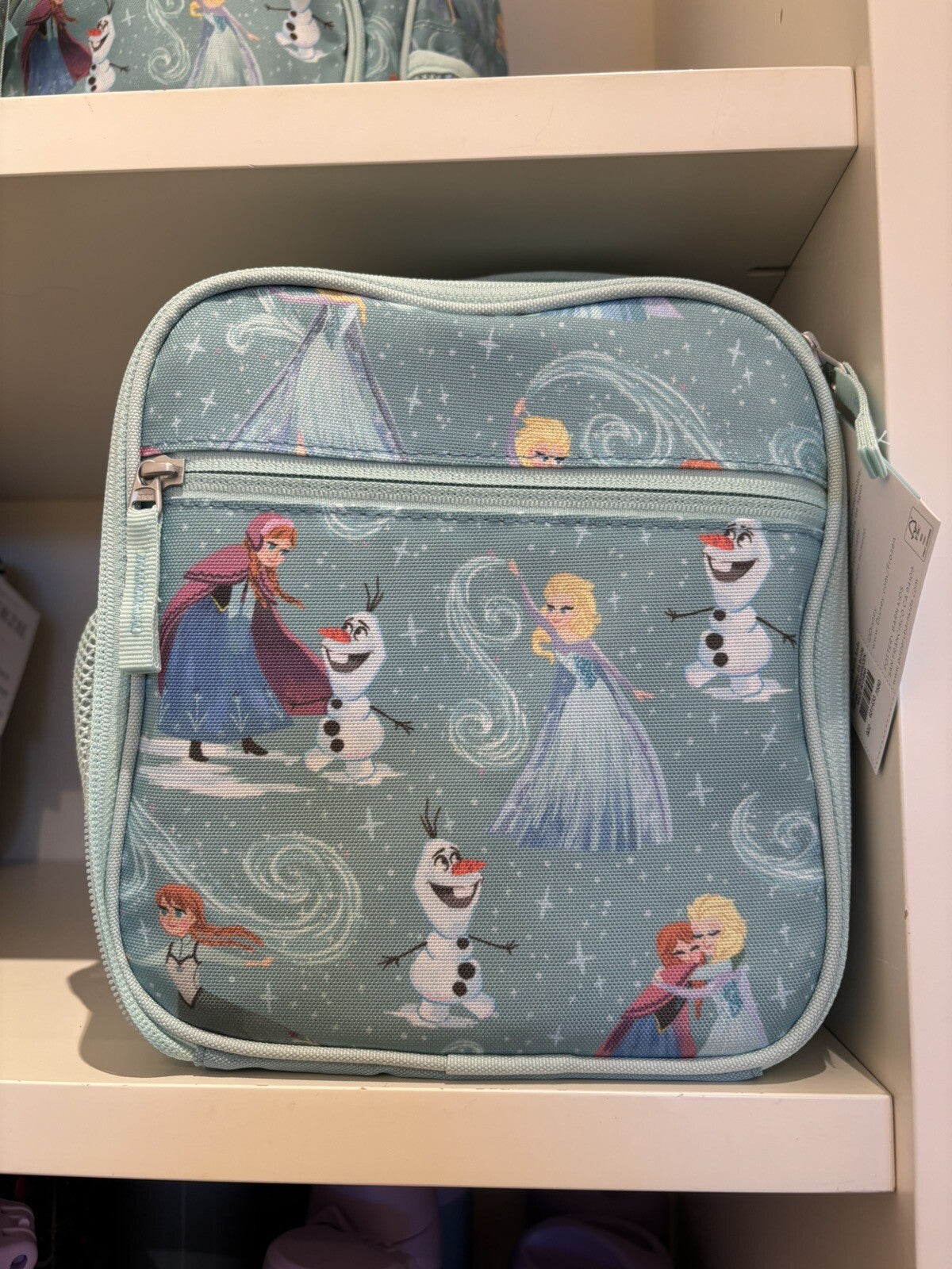 Pottery barn Disney School FROZEN Lunch box ELSA girl princess Travel Bag gift .