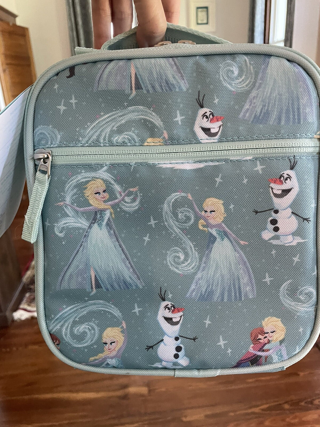 Pottery barn Disney School FROZEN Lunch box ELSA girl princess Travel Bag gift .