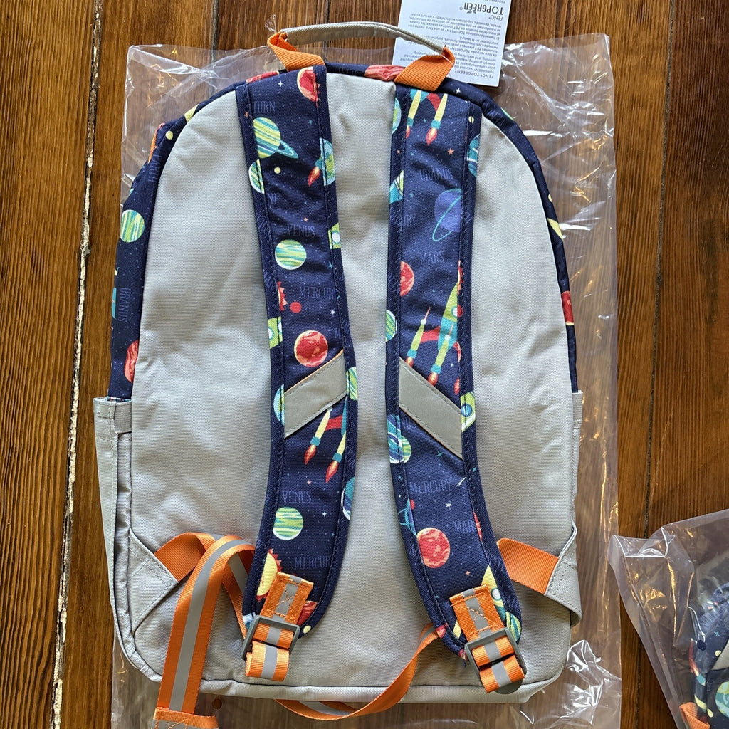 Pottery barn School LARGE Backpack Solar System space planet Travel bag Disney??