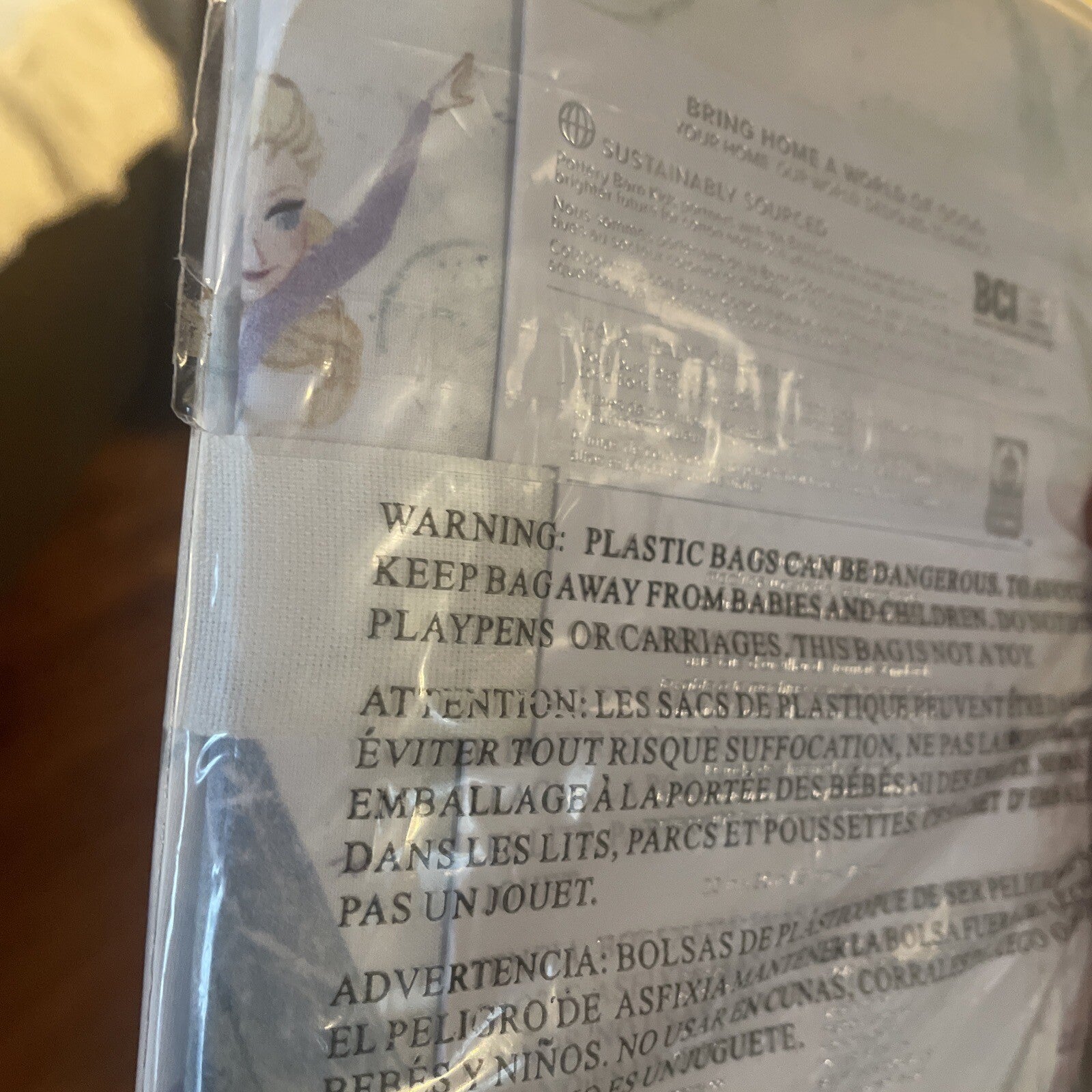 Disney Pottery Barn Frozen pillowcase princess Elsa holiday star gift girl a