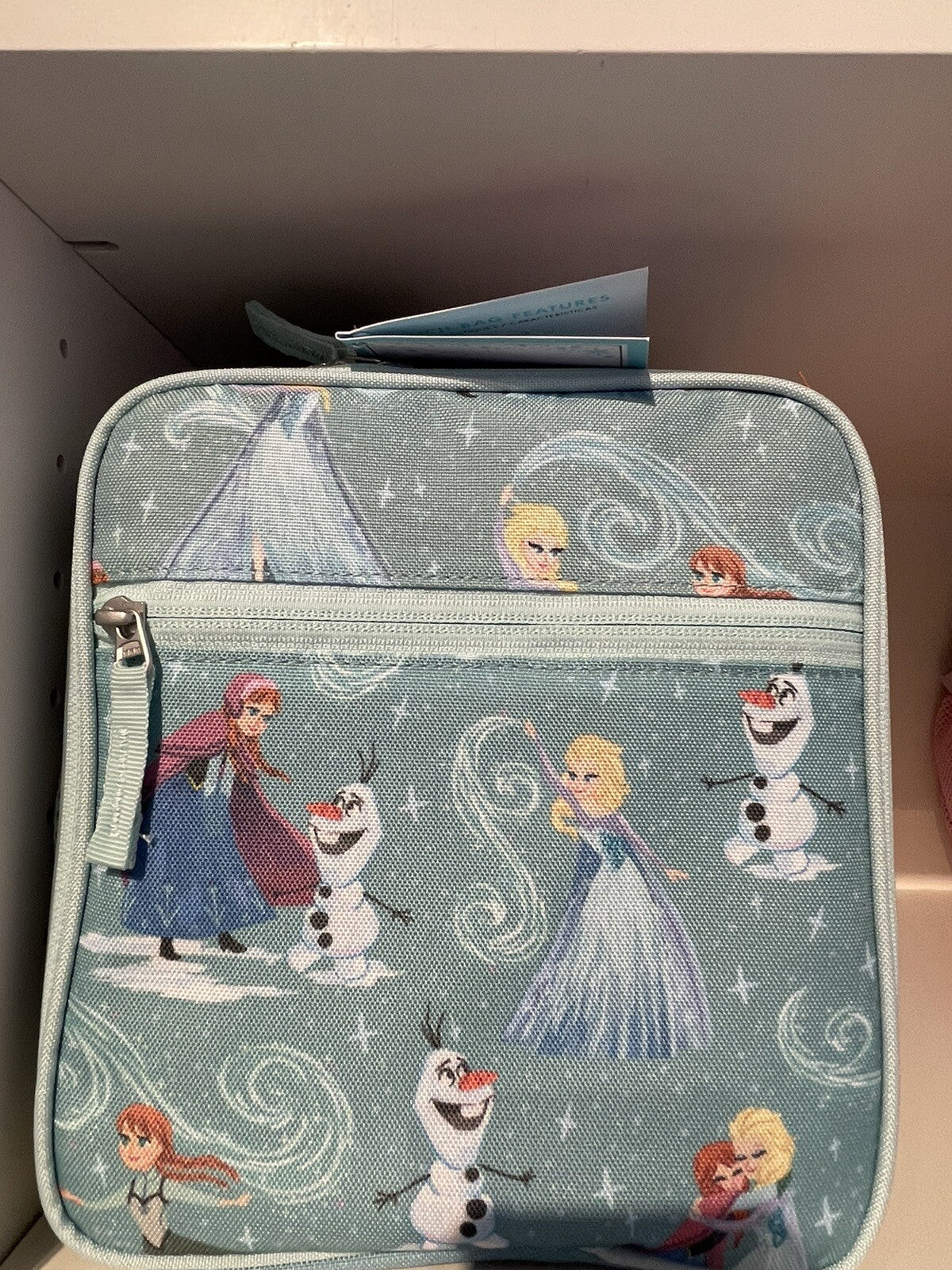 Pottery barn Disney School FROZEN Lunch box ELSA girl princess Travel Bag gift .
