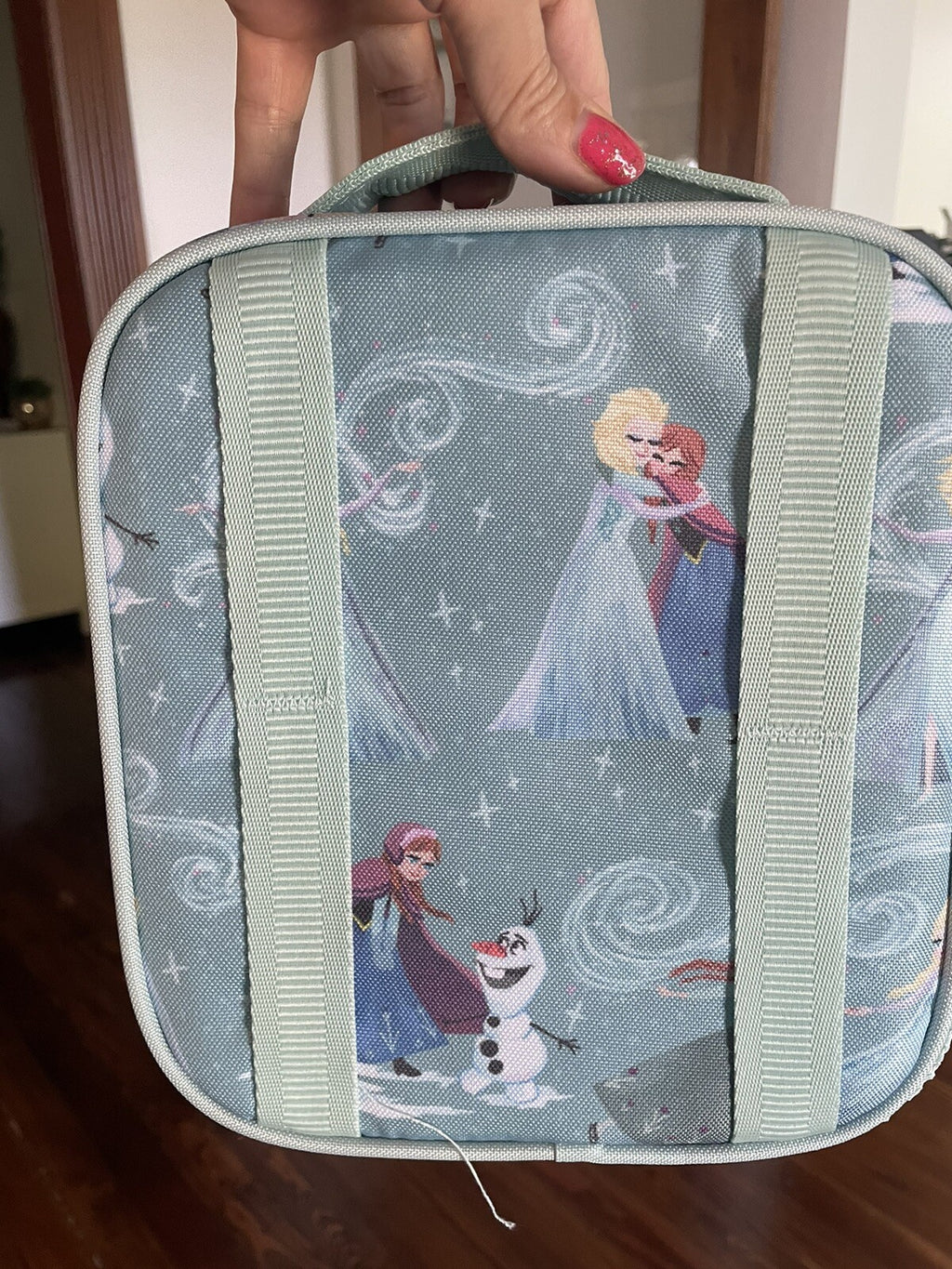 Pottery barn Disney School FROZEN Lunch box ELSA girl princess Travel Bag gift .
