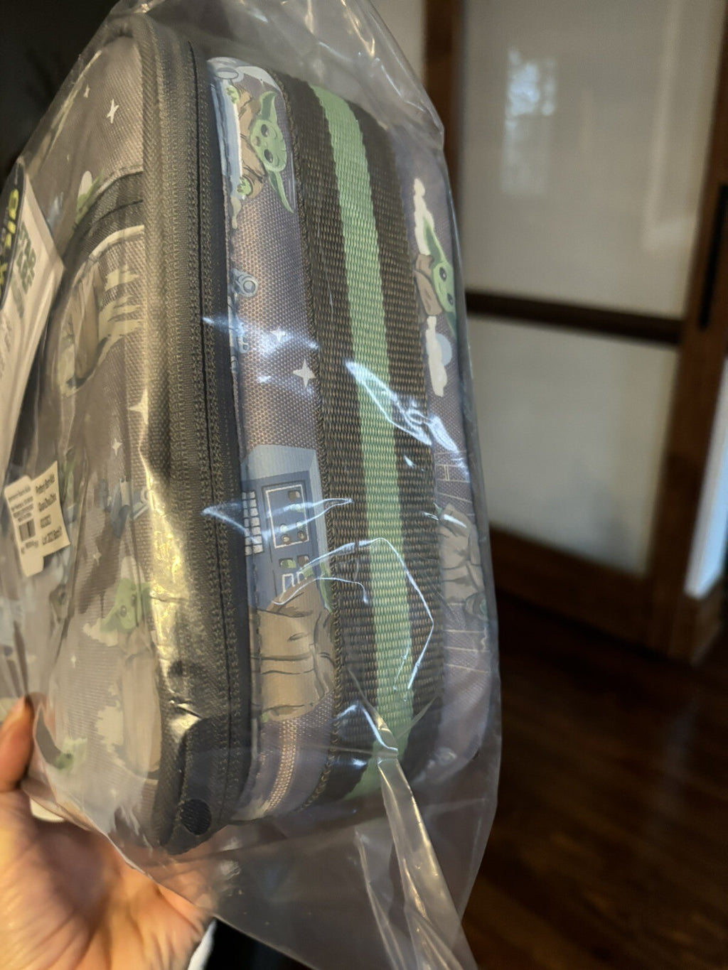 School Pottery barn Disney STAR WARS Lunch box Mandalorian Grogu Bag space [