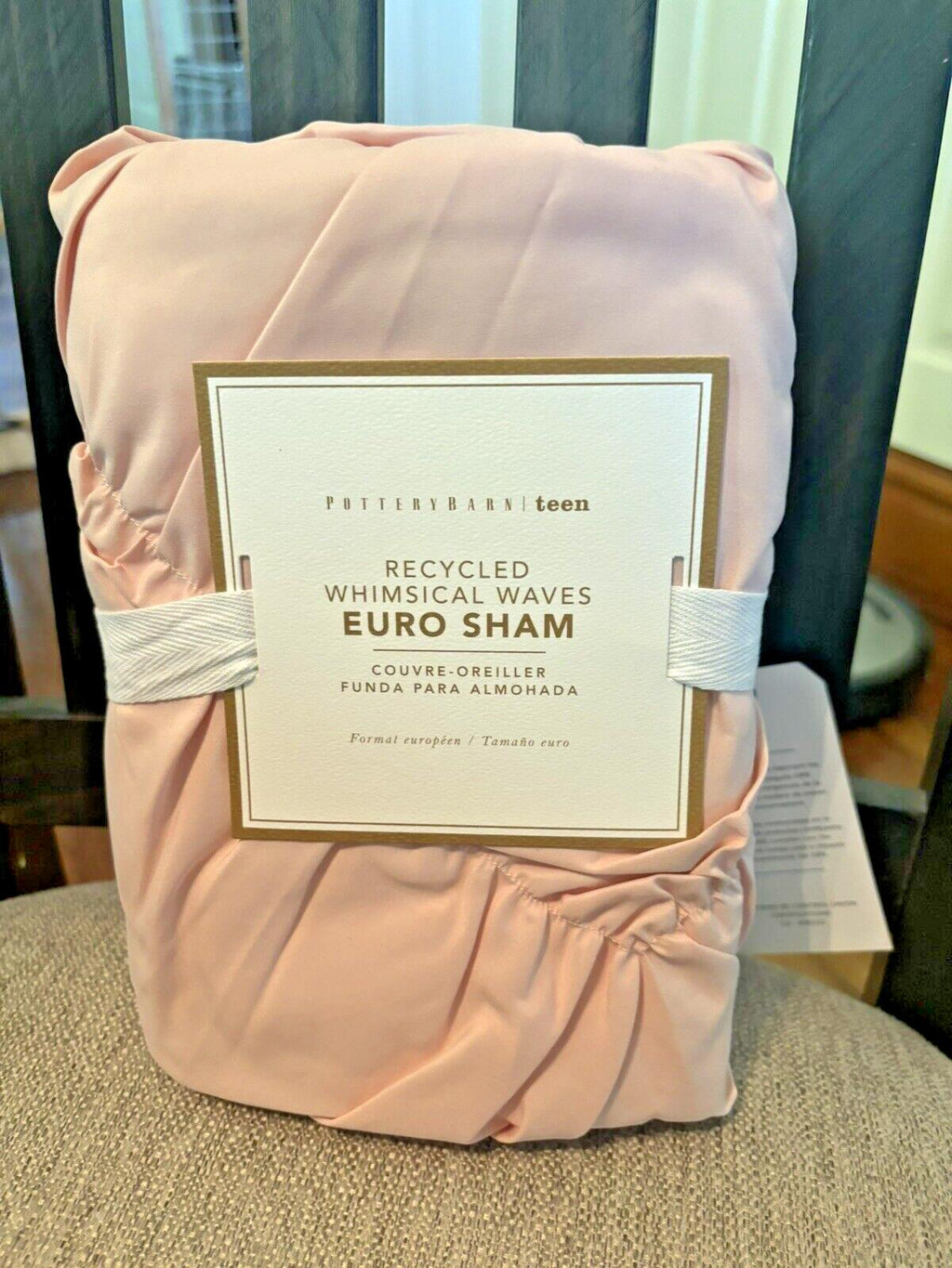 Pottery Barn holiday pillow sham +Mickey Mouse floral Disney princess pink SET -