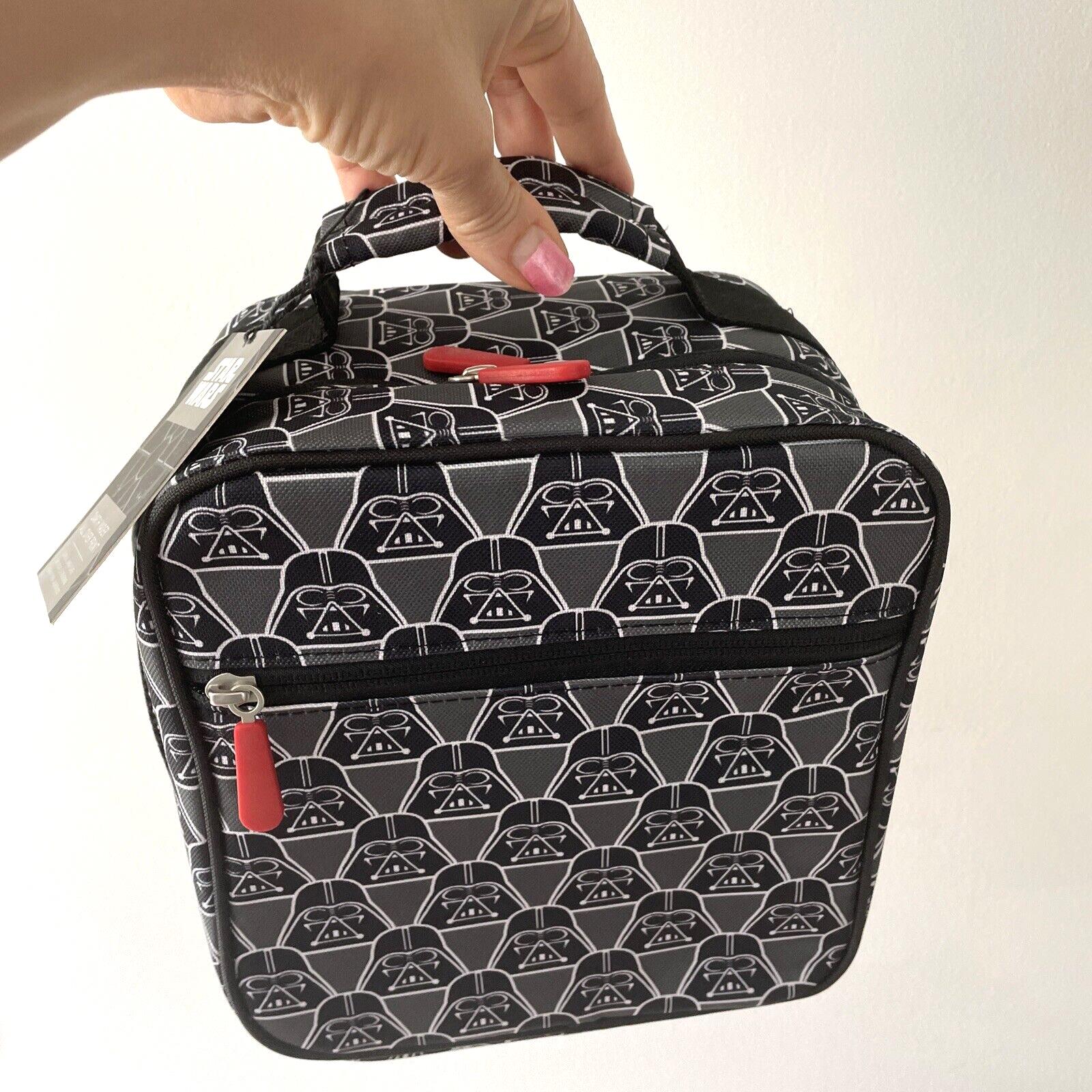 Disney School Pottery Barn STAR WARS spaceship LUNCH BOX +Bag Solo jedi  ?? .