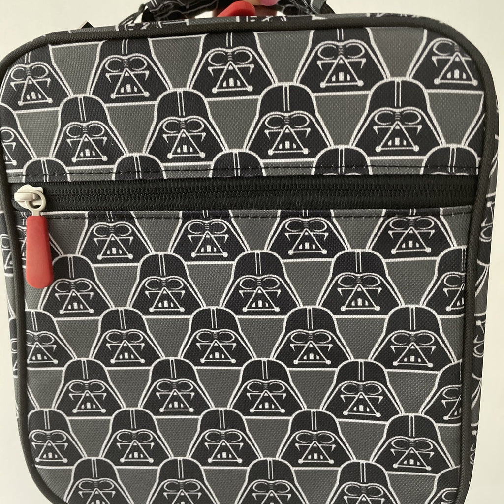 Disney School Pottery Barn STAR WARS spaceship LUNCH BOX +Bag Solo jedi  ?? .