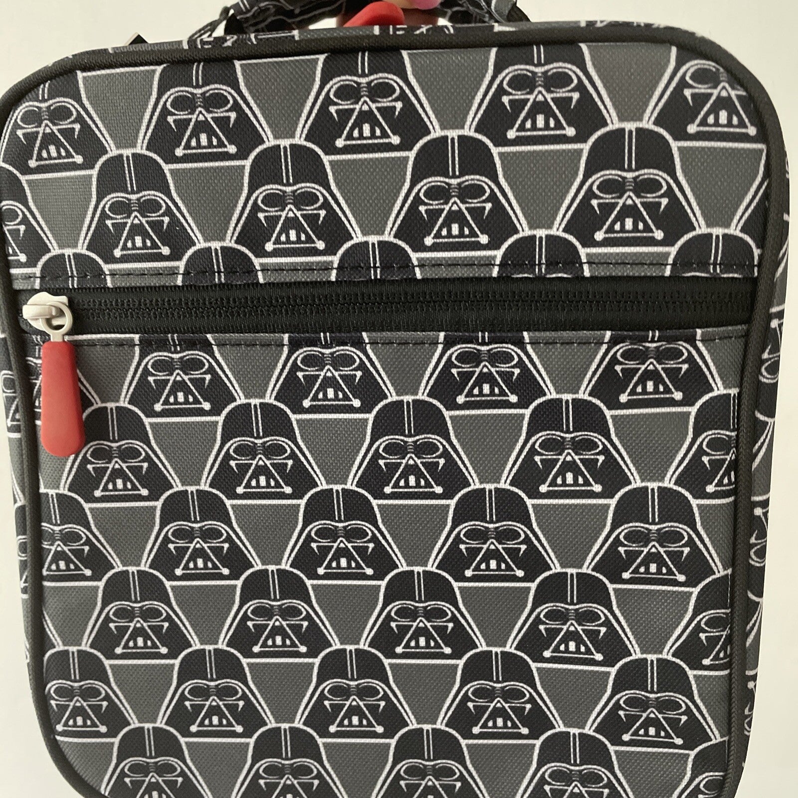 Disney School Pottery Barn STAR WARS spaceship LUNCH BOX +Bag Solo jedi  ?? .