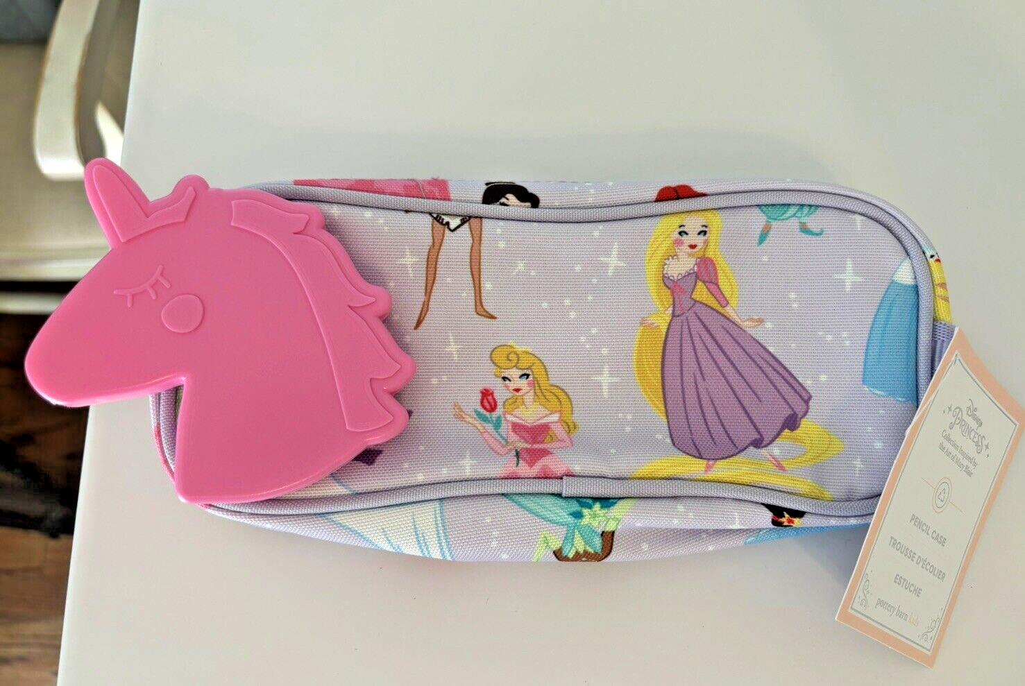 Pottery Barn School DISNEY Princess Cinderella Belle Castle Case+ Unicorn bag