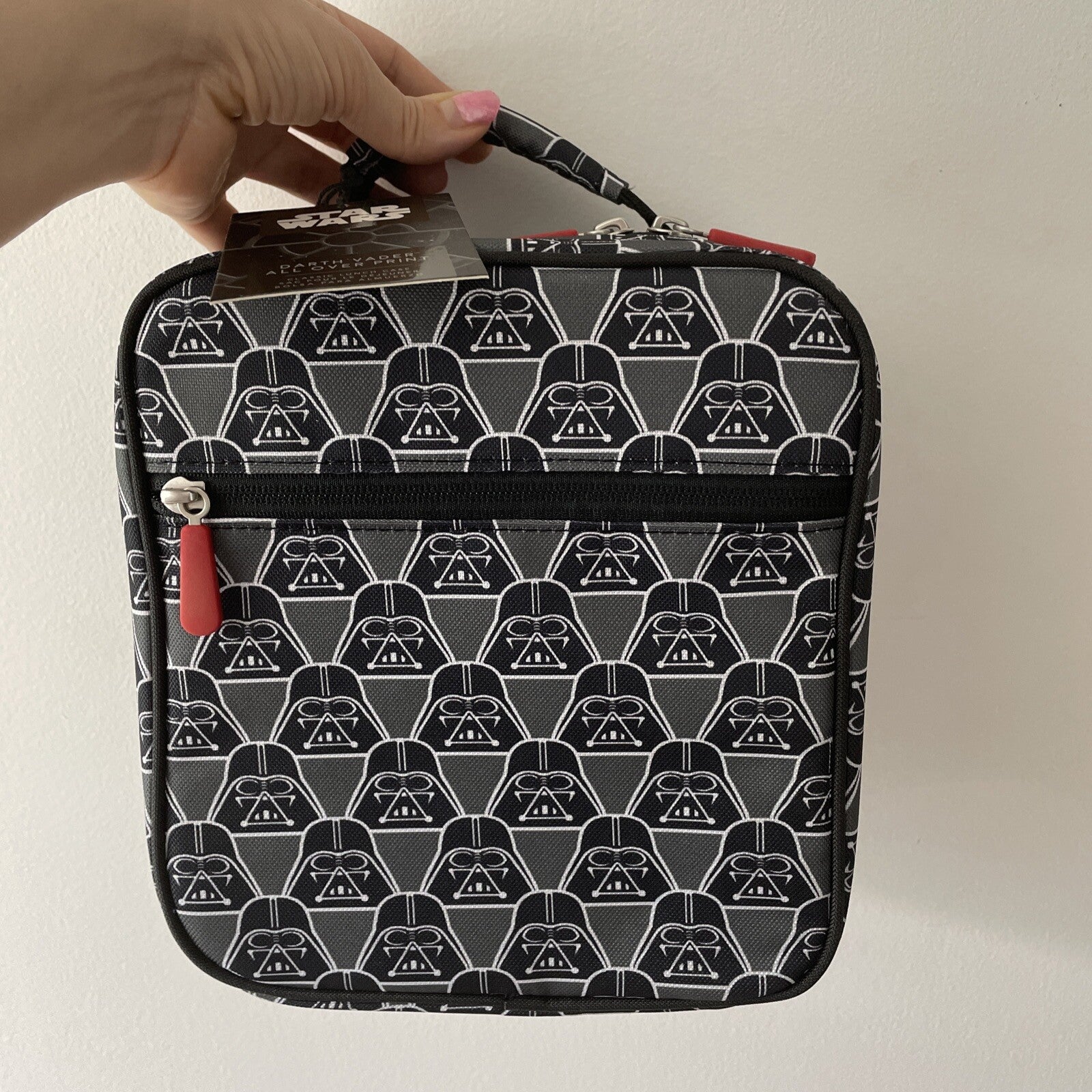 Disney School Pottery Barn STAR WARS spaceship LUNCH BOX +Bag Solo jedi  ?? .