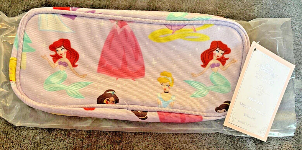 Pottery Barn School DISNEY Princess Cinderella Belle Castle Case+ Unicorn bag