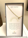 Dogeared Nordstrom heart Necklace chain pendant gold Disney party gift NEW $79 -