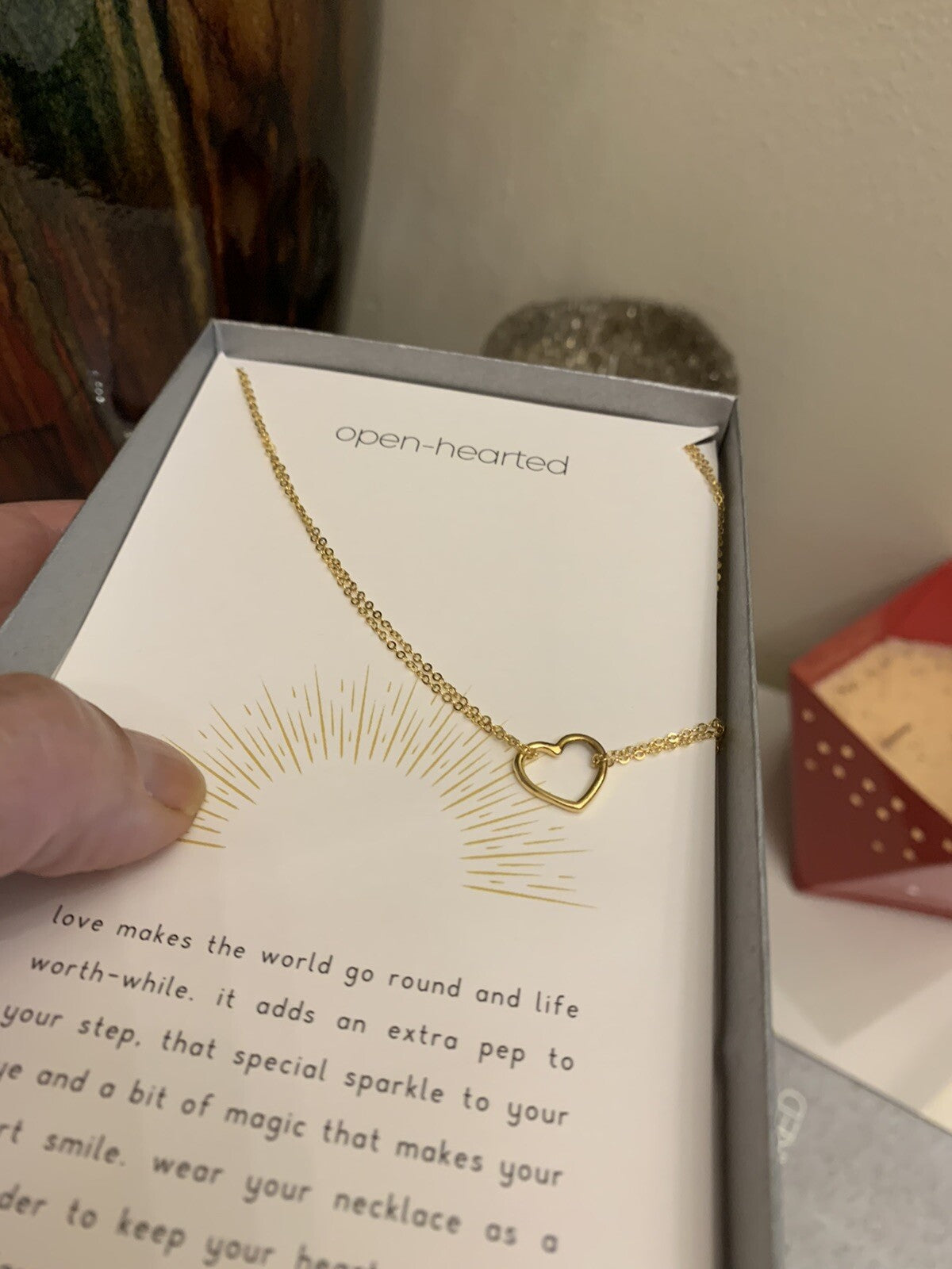 Dogeared Nordstrom heart Necklace chain pendant gold Disney party gift NEW $79 -