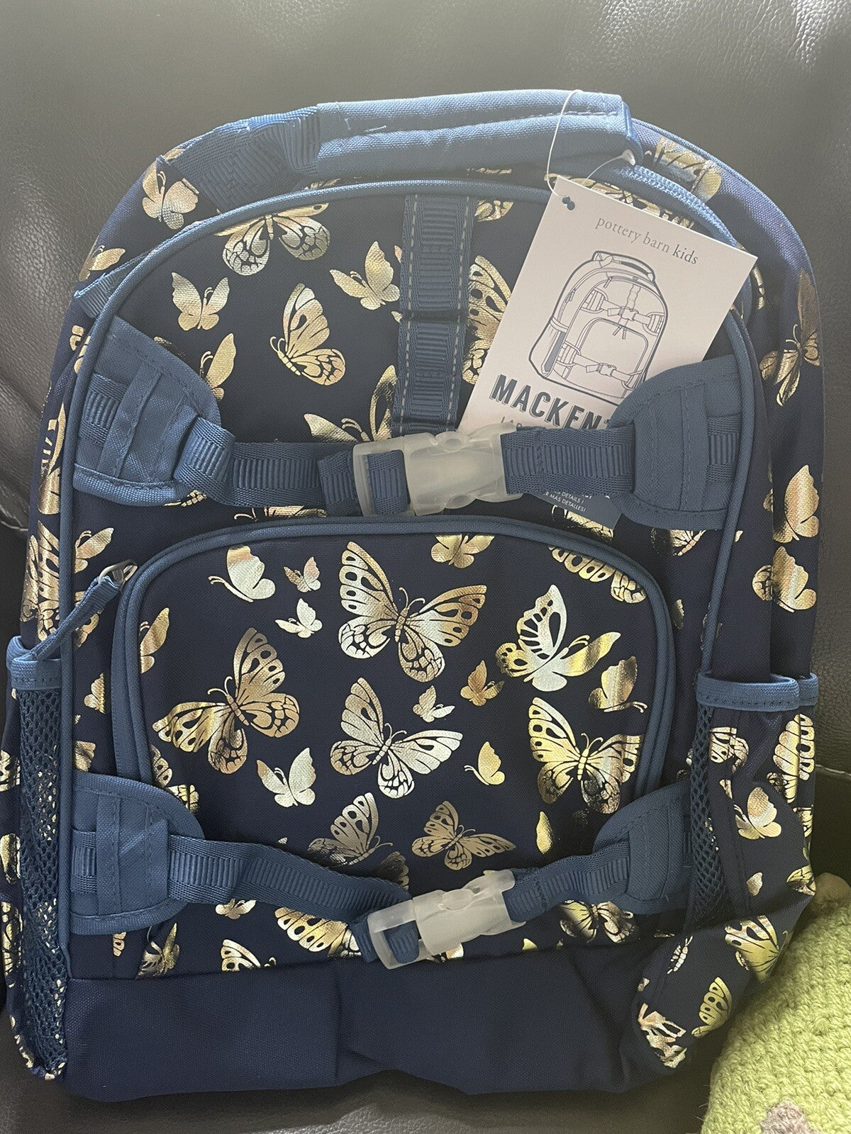 Pottery barn Disney School LARGE BACKPACK Glitter Travel Garden bag?? n