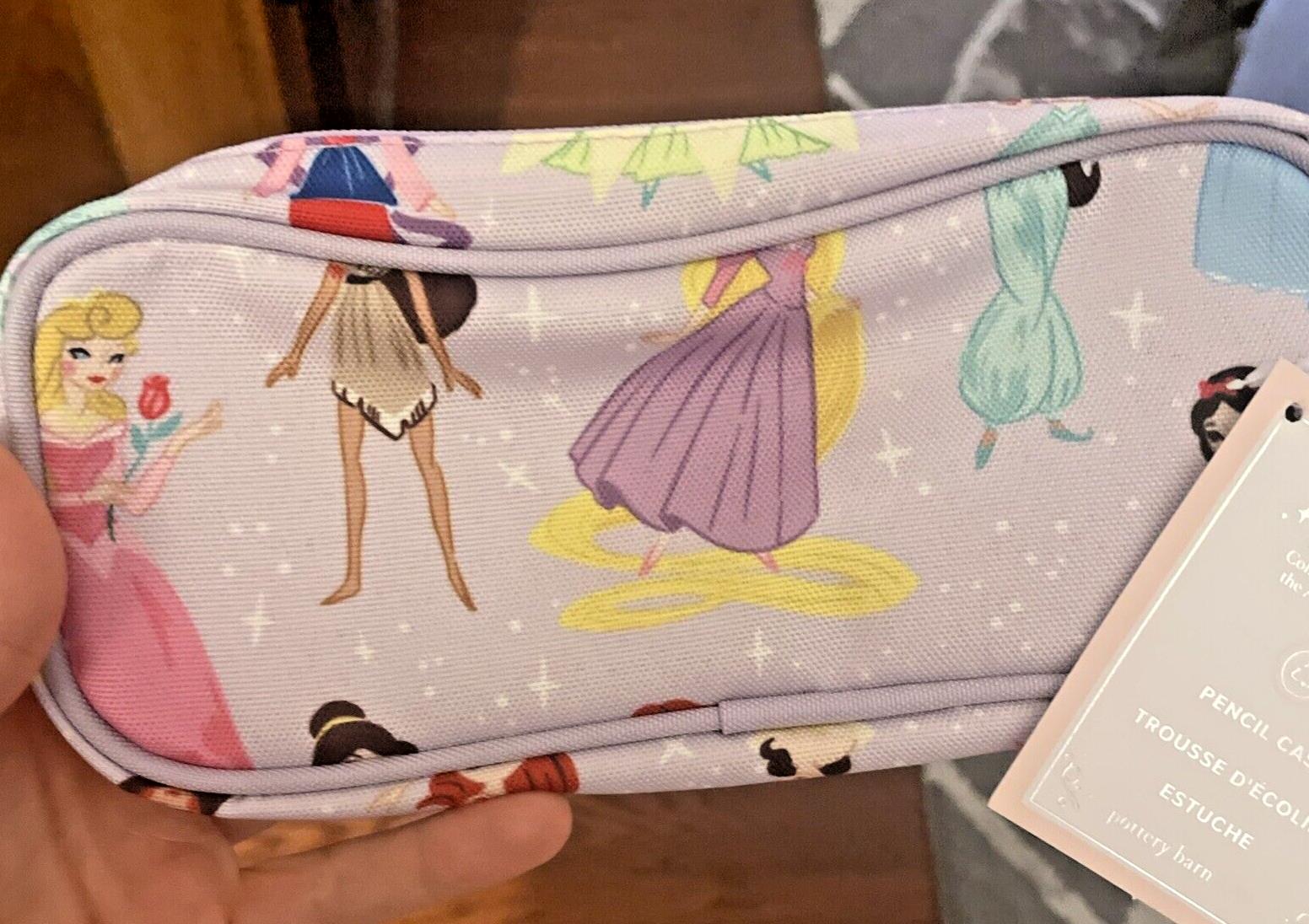 Pottery Barn School DISNEY Princess Cinderella Belle Castle Case+ Unicorn bag