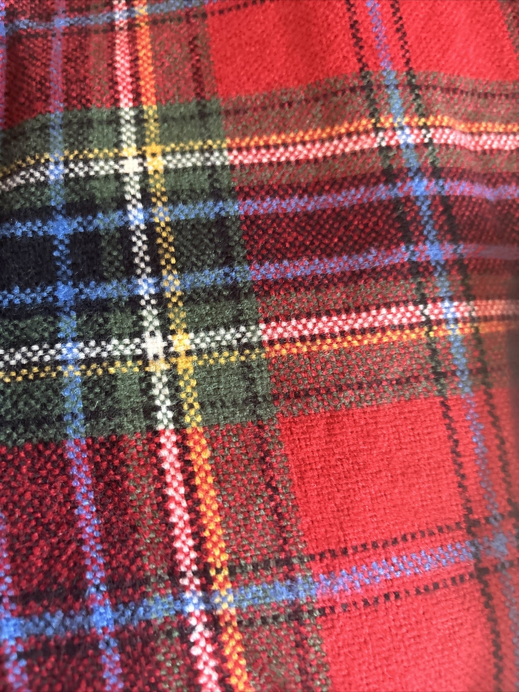 Pottery Barn Plaid Pillow Sham Fur Stewart Simon Holiday party gift Birthday a