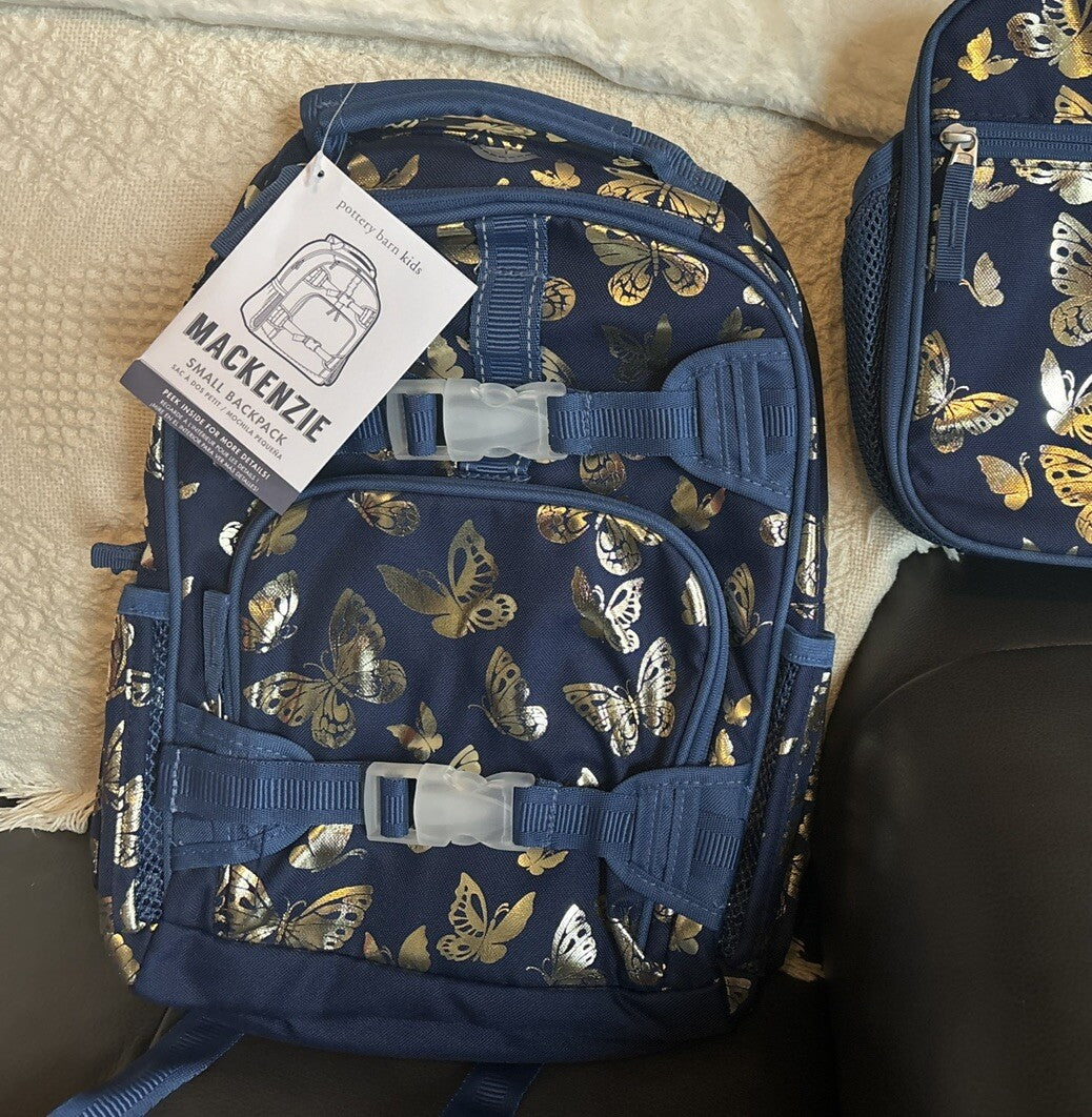 Pottery barn Disney School LARGE BACKPACK Glitter Travel Garden bag?? n