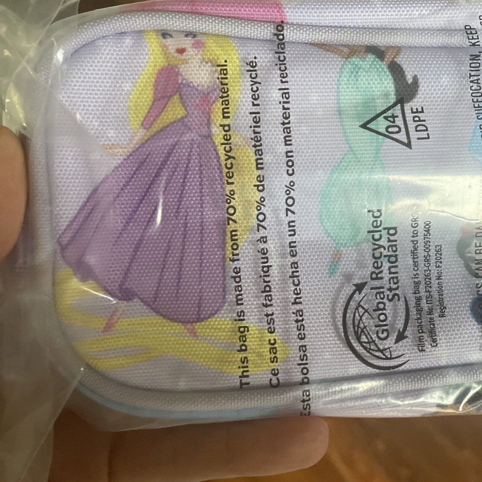 Pottery Barn School DISNEY Princess Cinderella Belle Castle Case+ Unicorn bag