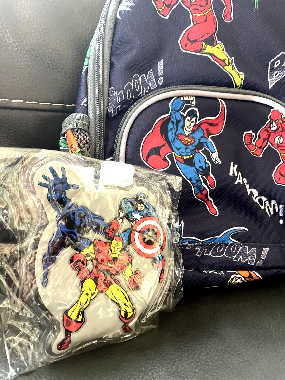Pottery Barn school Disney Backpack Spider-man Bag superhero Marvel avengers .
