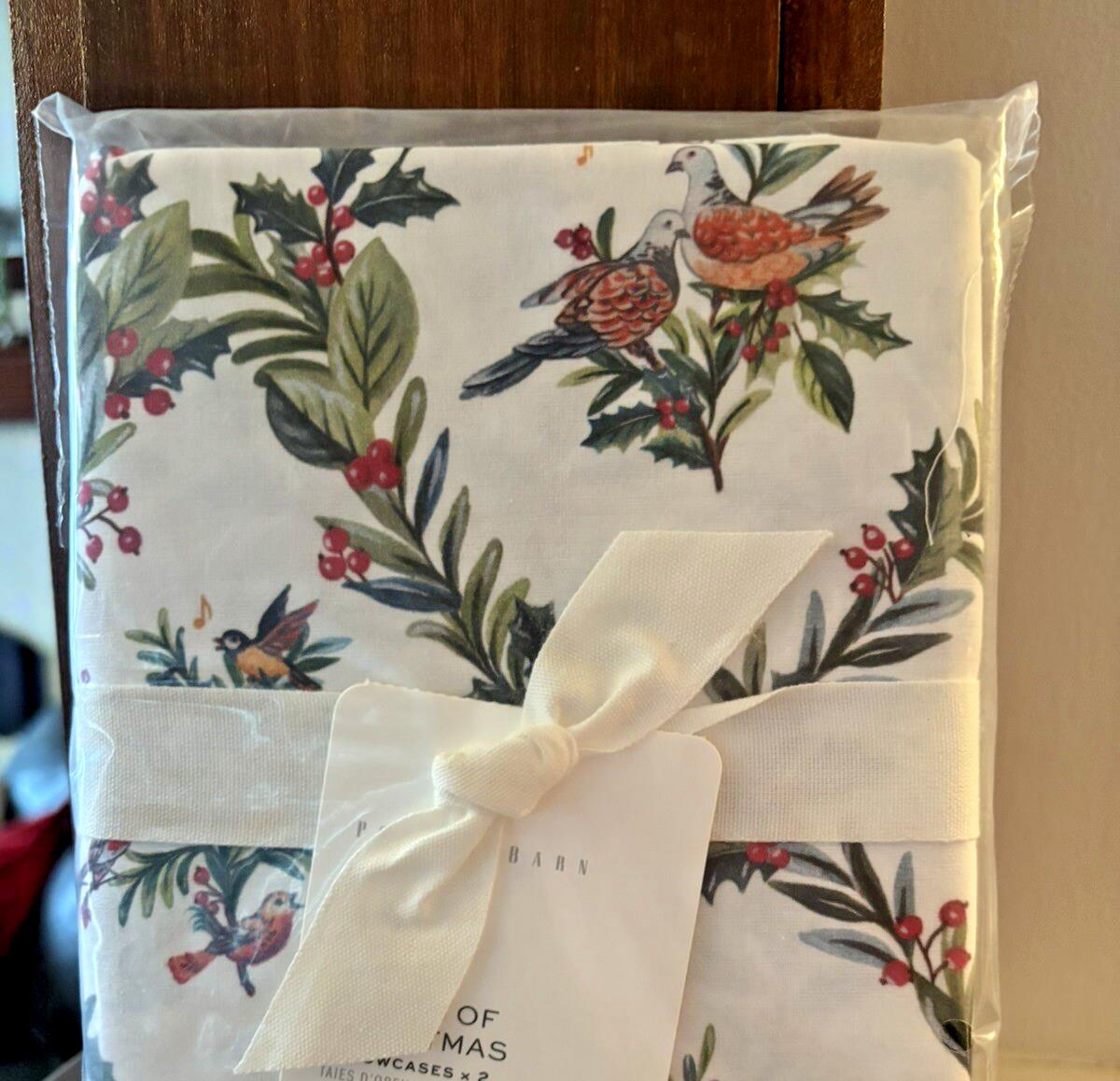 pottery barn Holiday KING Christmas Nutcracker Pillow Sham Birthday gift 12 days