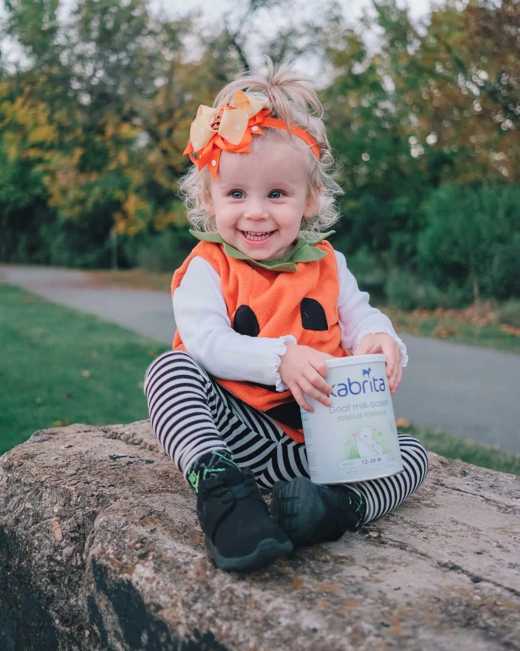 Disney Pottery Barn 3-6  Month Pumpkon costume Set baby infant Halloween party -