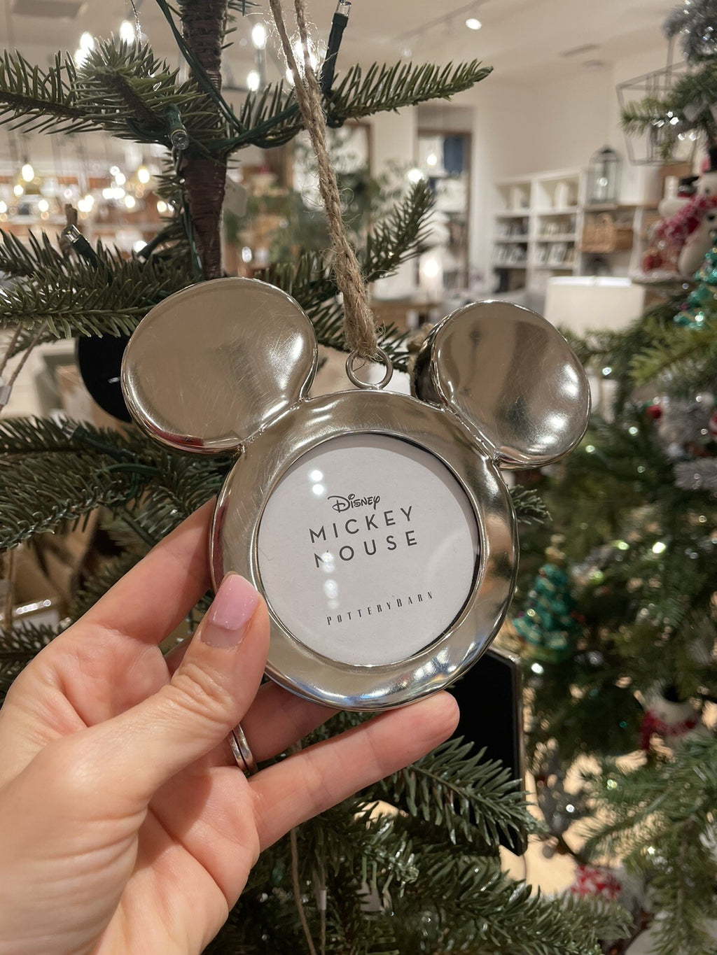 Pottery Barn Mickey Mouse Ornament Holiday Christmas Disney party birthday kid -