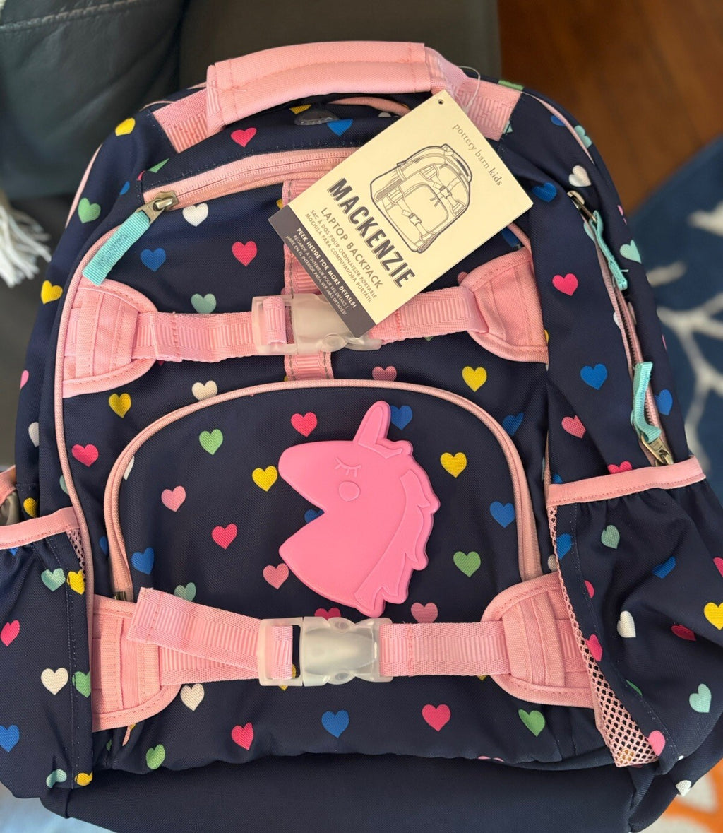 School Pottery Barn kids Disney BACKPACK travel bag+Water +Lunch BOX+Unicorn [