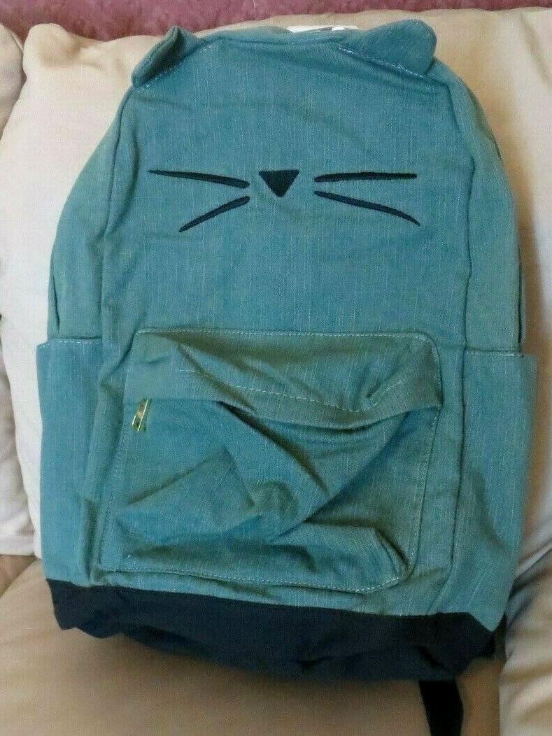 Pottery barn School BACKPACK LARGE cat rainbow ??  Travel girl Party gift