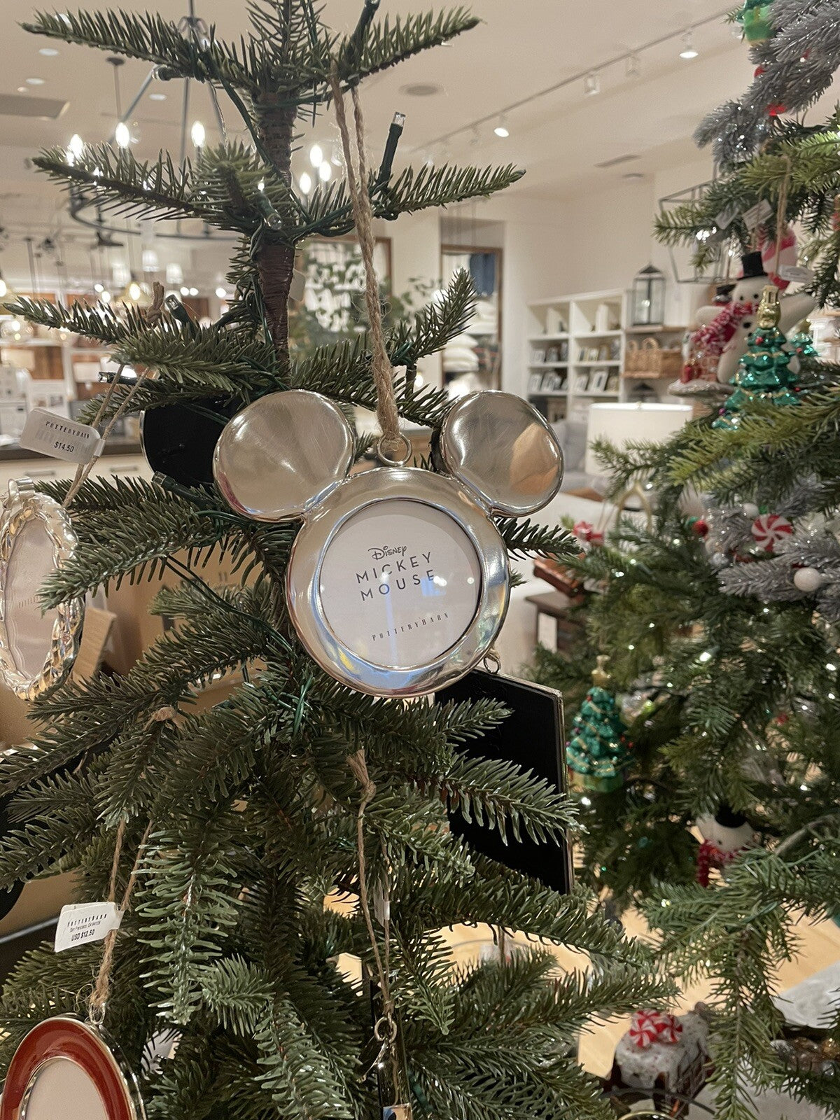 Pottery Barn Mickey Mouse Ornament Holiday Christmas Disney party birthday kid -
