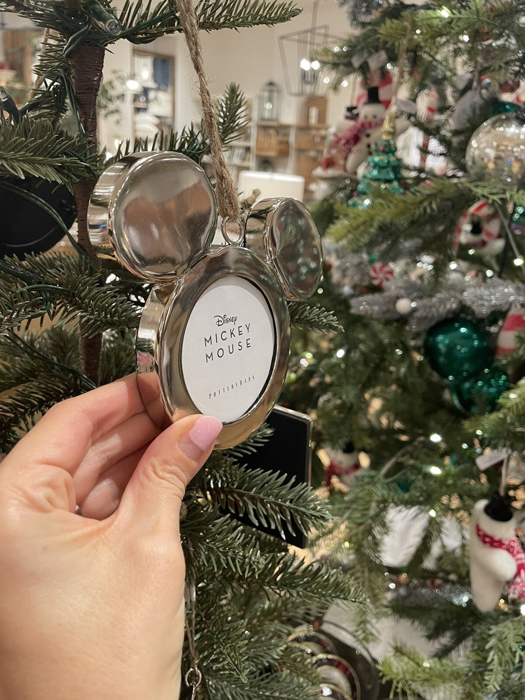 Pottery Barn Mickey Mouse Ornament Holiday Christmas Disney party birthday kid -