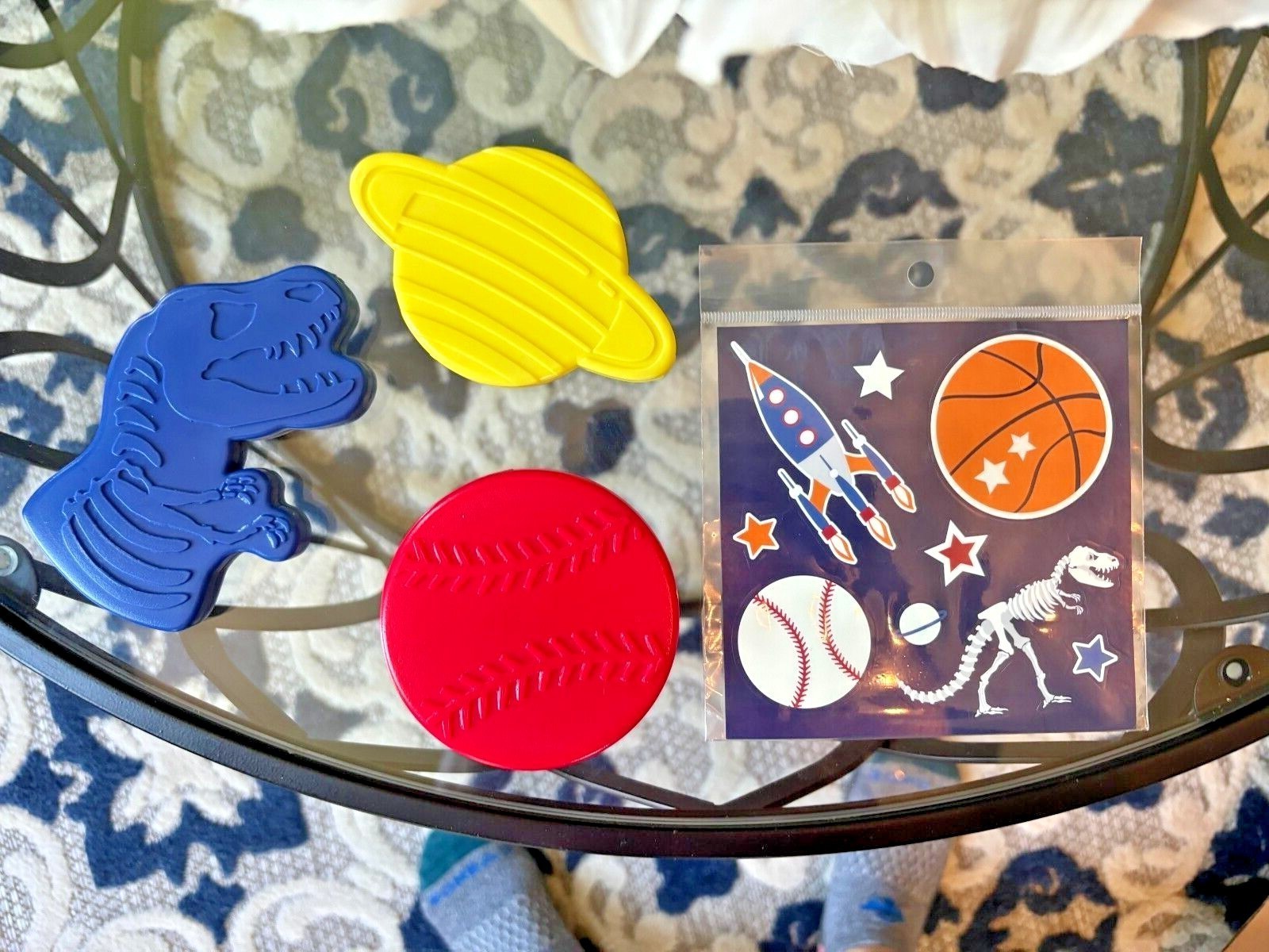 Pottery Barn School ICE Pack bag Dinosaur princess unicorn ball space rainbow `