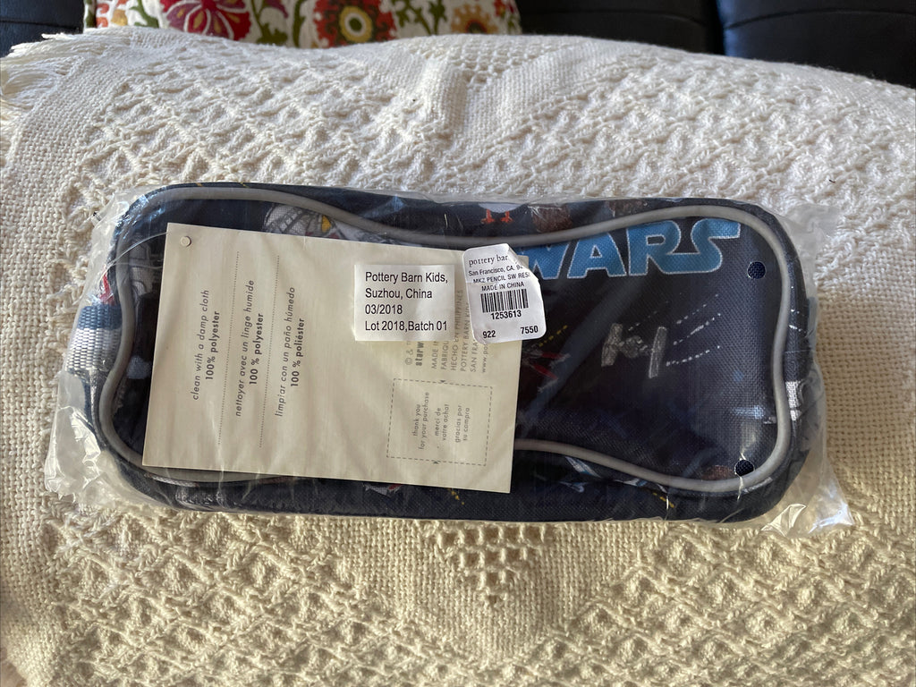 Pottery Barn STAR WARS Disney school CASE ?? Holiday gift Jedi Grogu space kid .