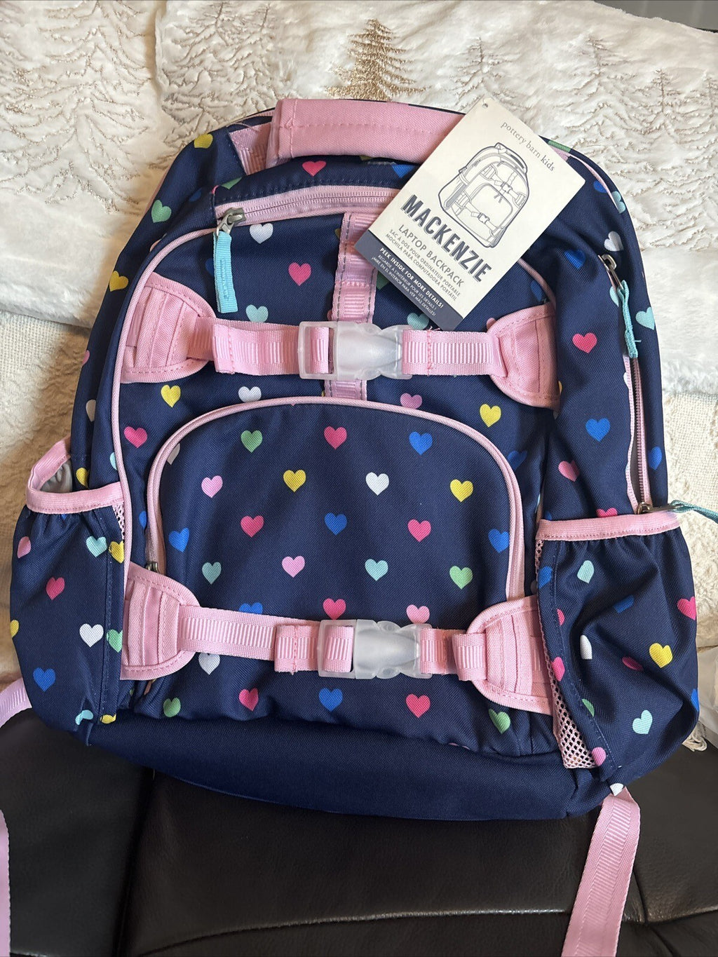 School Pottery Barn kids Disney BACKPACK travel bag+Water +Lunch BOX+Unicorn [