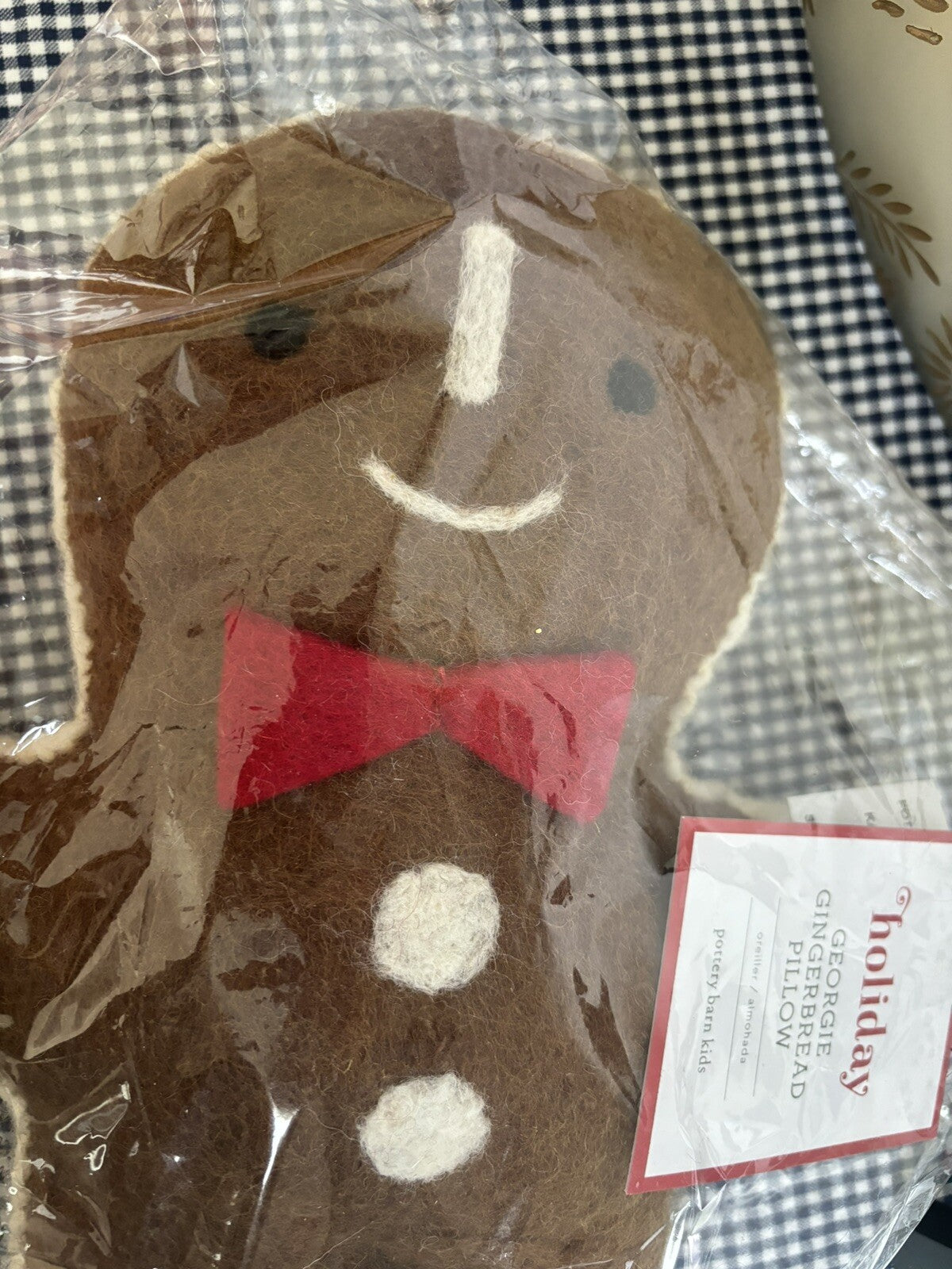Pottery Barn Gingerbread Disney Christmas Holiday pillow gift set party SET 2 ??