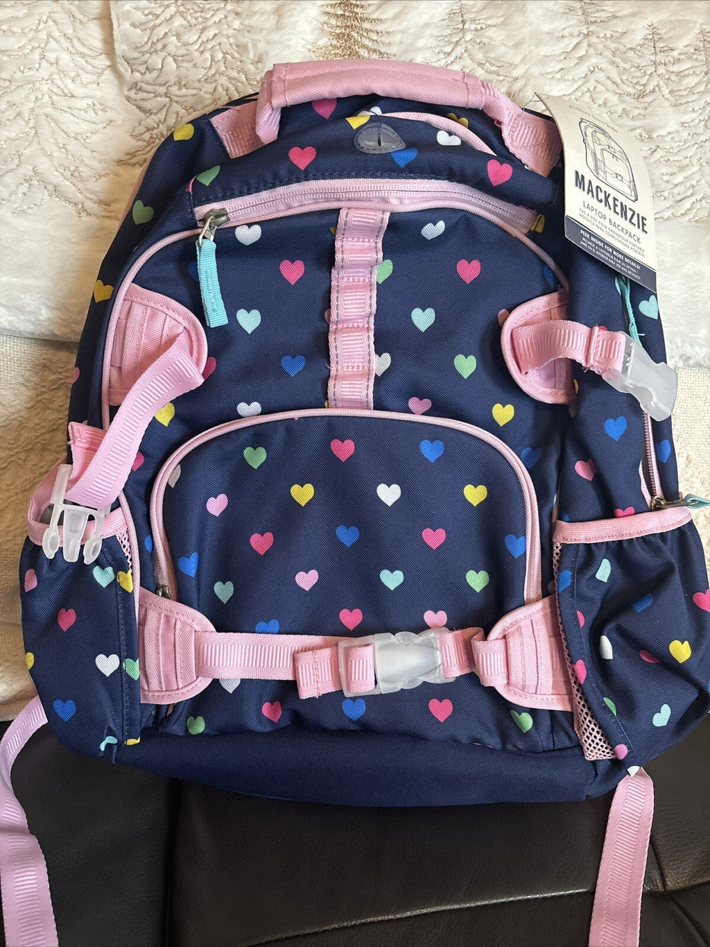 School Pottery Barn kids Disney BACKPACK travel bag+Water +Lunch BOX+Unicorn [
