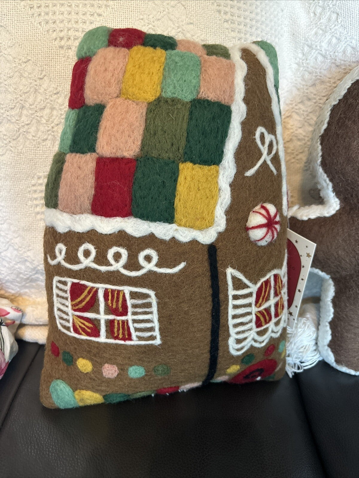 Pottery Barn Gingerbread Disney Christmas Holiday pillow gift set party SET 2 ??