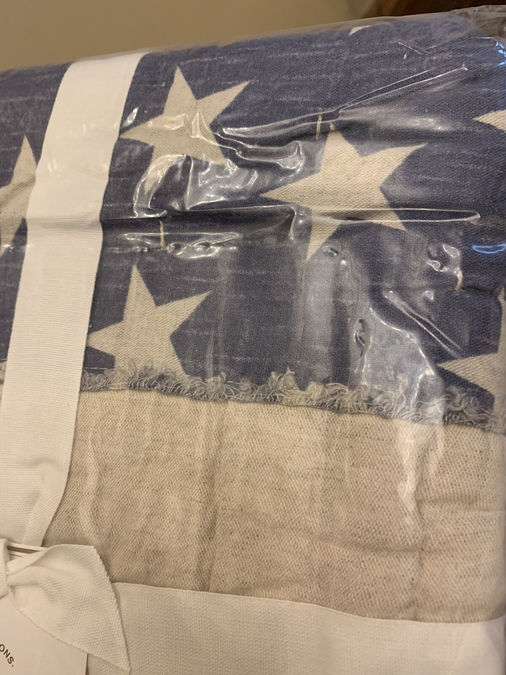 Pottery Barn American Flag KING PILLOW SHAM Patch air force navy country USA  .
