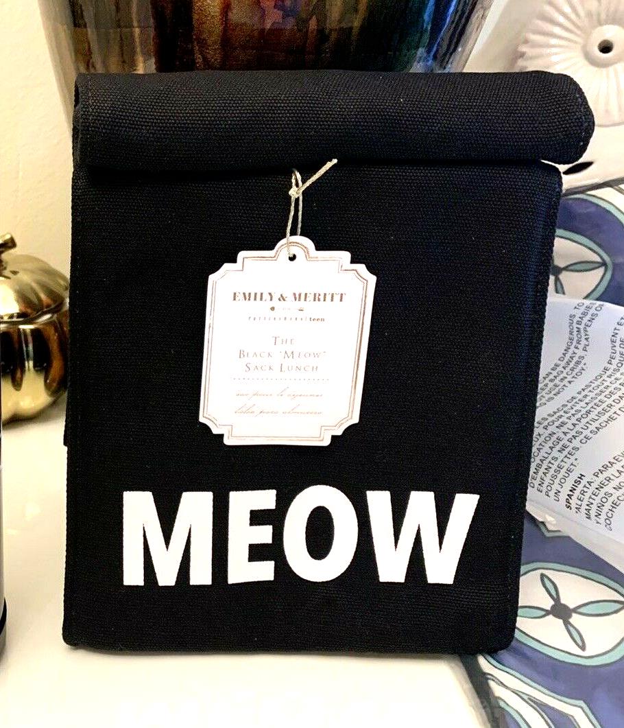 School pottery barn Disney Lunch bag Emily & Meritt Kitty cat teen gift party .