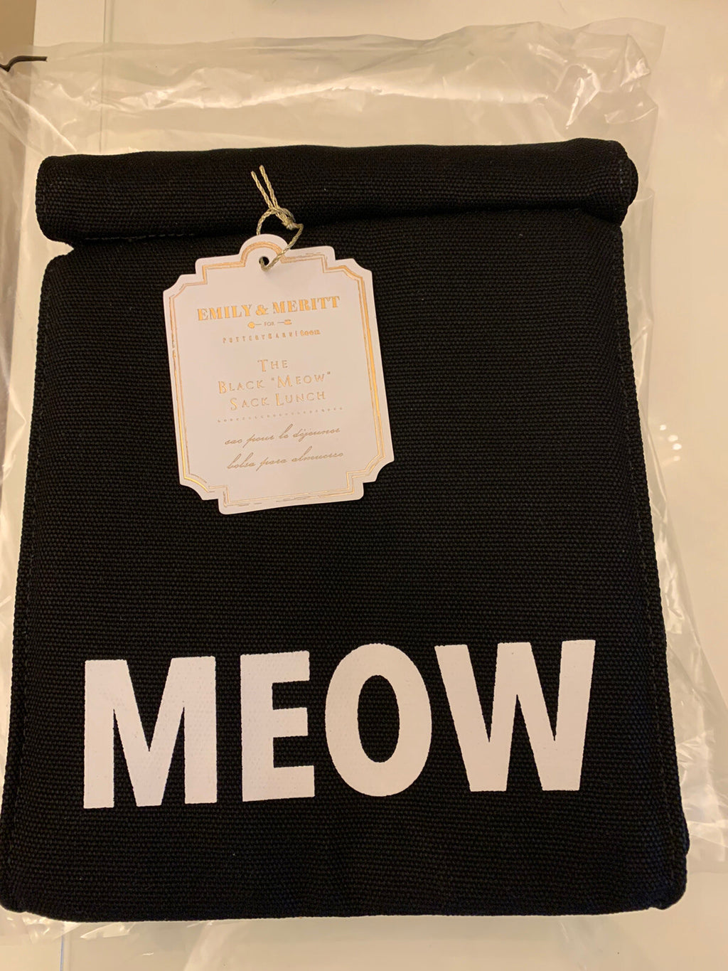 School pottery barn Disney Lunch bag Emily & Meritt Kitty cat teen gift party .