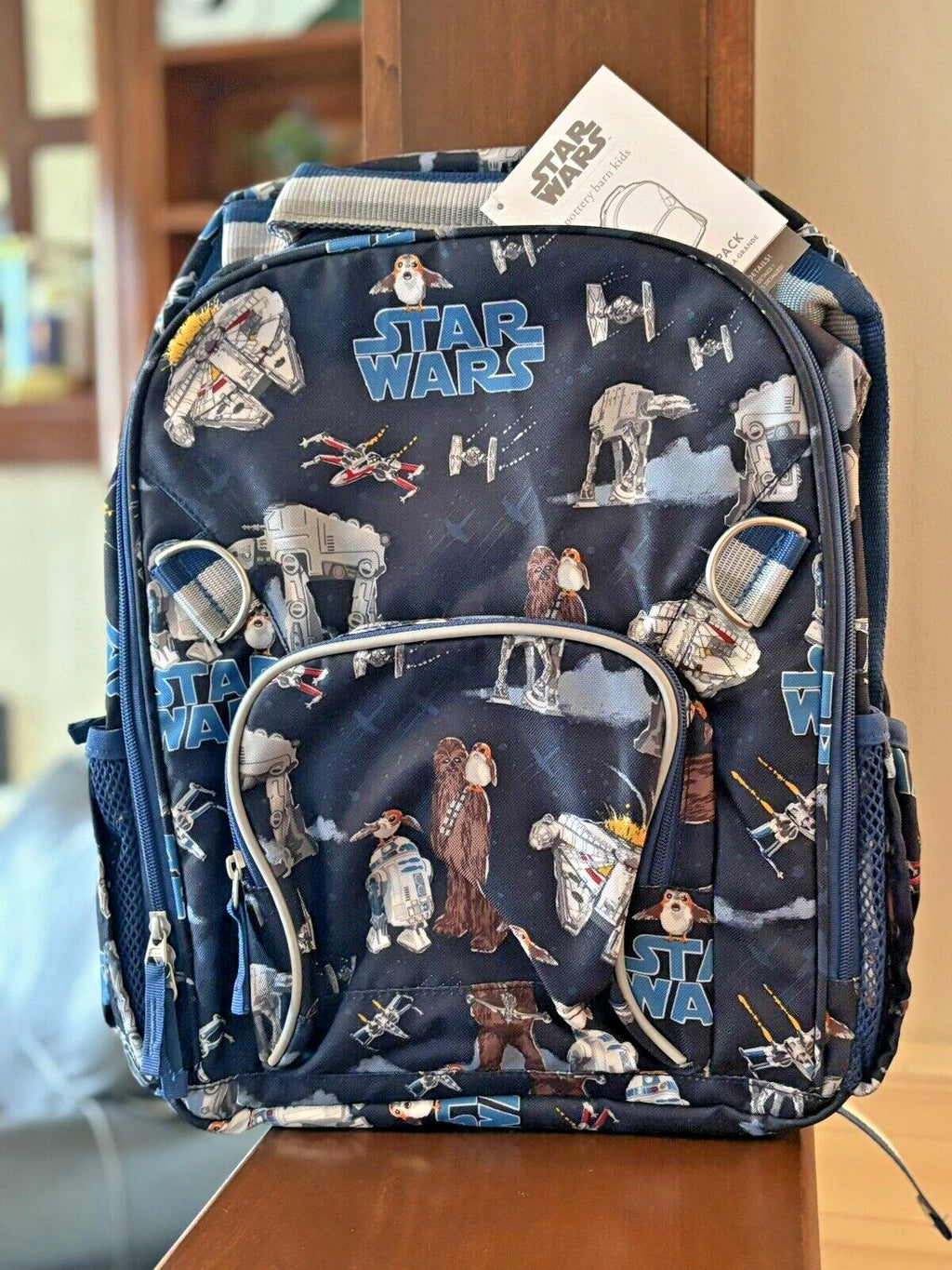Pottery Barn school Disney STAR WARS Space Boy BACKPACK Travel spaceship ?? .