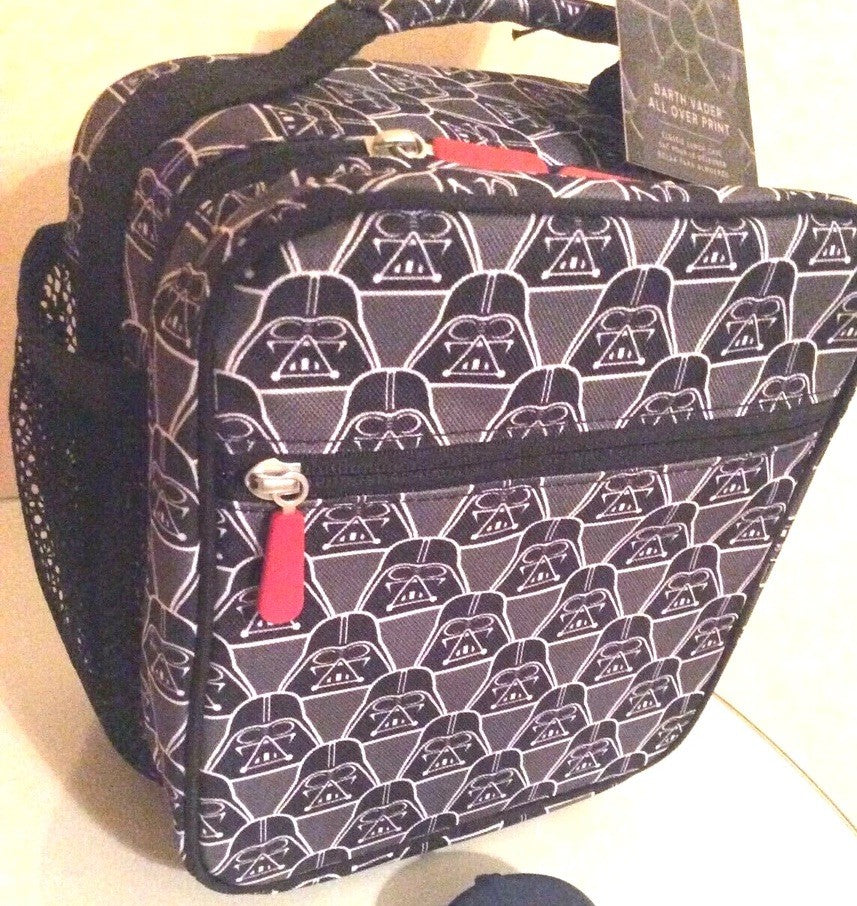 Disney School Pottery Barn STAR WARS spaceship LUNCH BOX Bag Solo jedi  ?? .