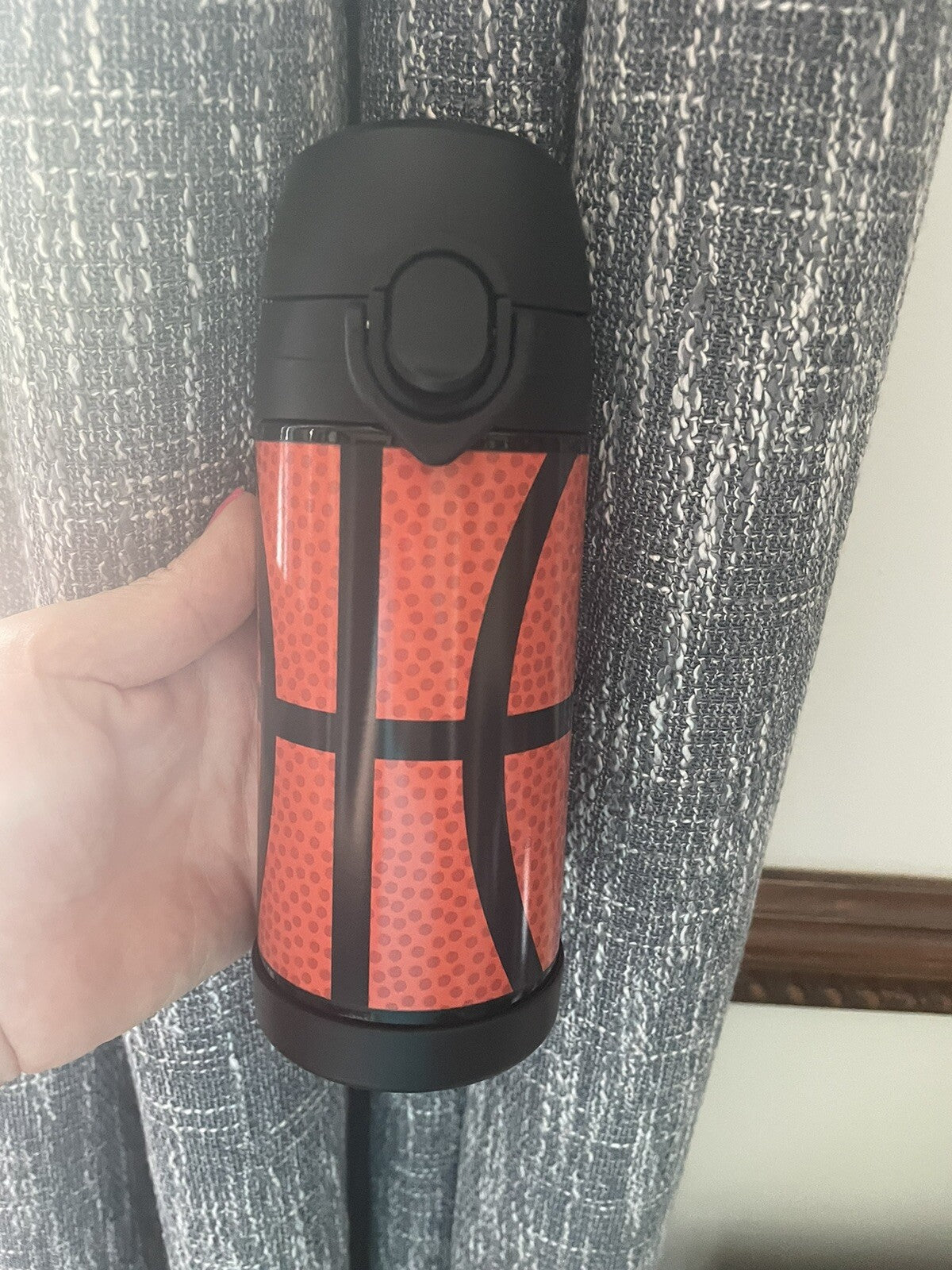 Pottery barn School NBA Basketball WATER BOTTLE sport birthday party gift boy .