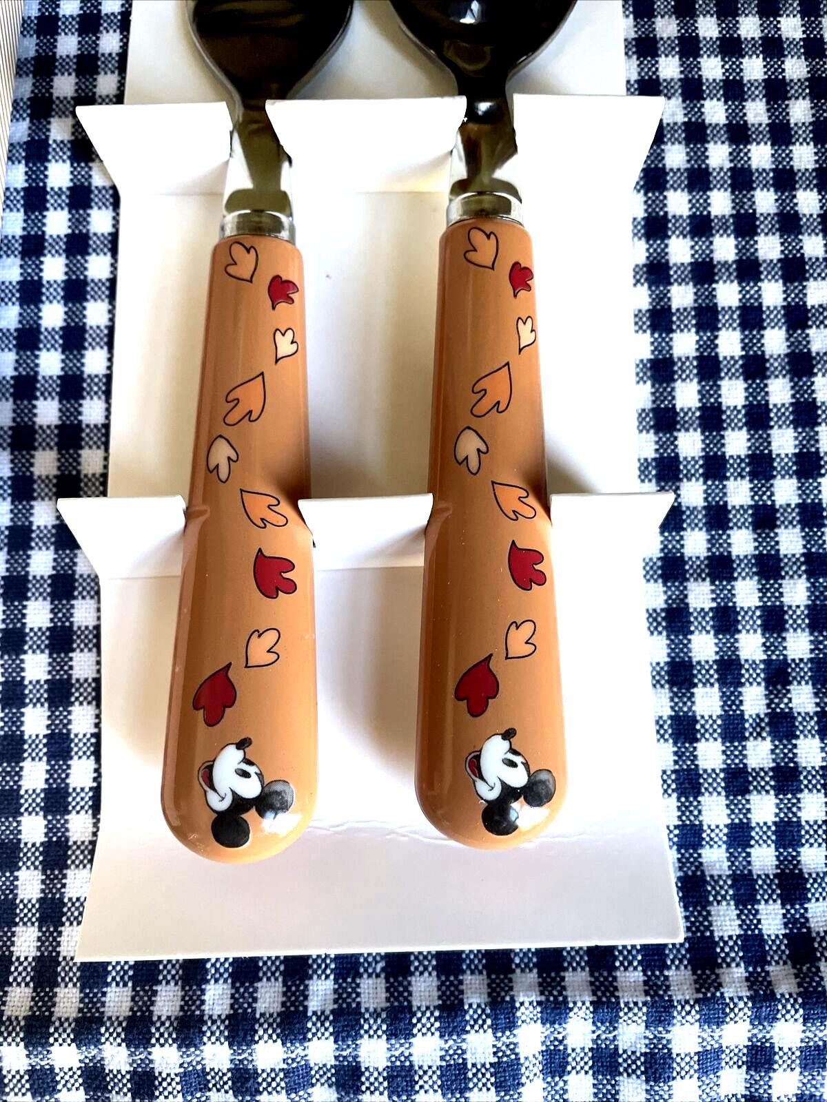 school Pottery Barn Disney Mickey Mouse holiday Utensil Set gift party kids -[