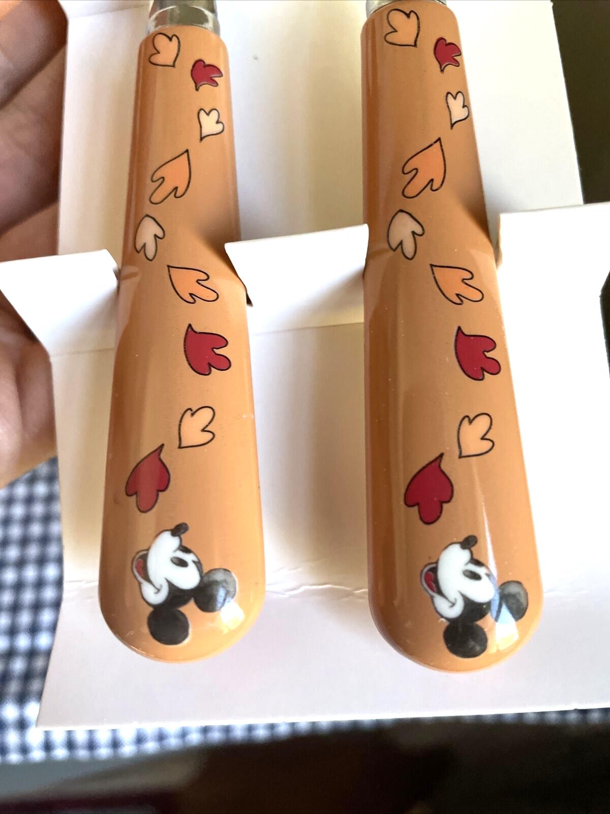 school Pottery Barn Disney Mickey Mouse holiday Utensil Set gift party kids -[
