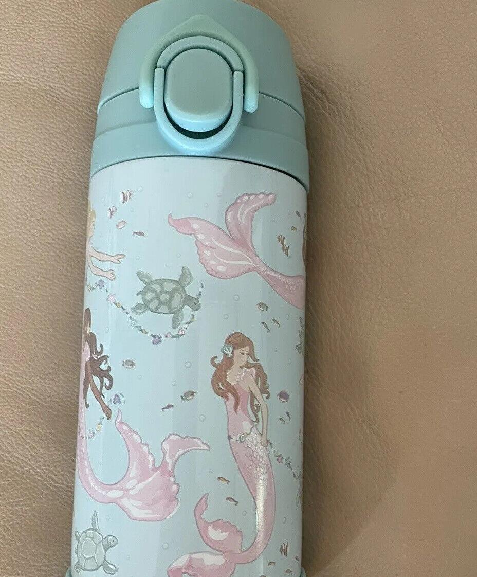 Pottery Barn School Disney holiday Mermaid Large WATER BOTTLE party Travel girl