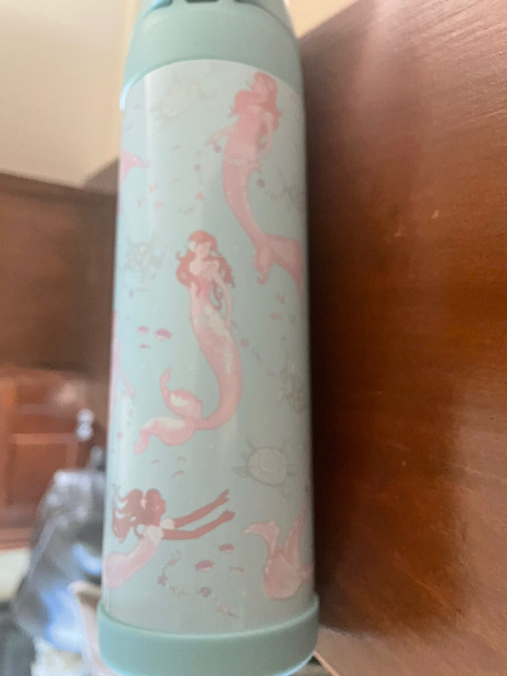 Pottery Barn School Disney holiday Mermaid Large WATER BOTTLE party Travel girl