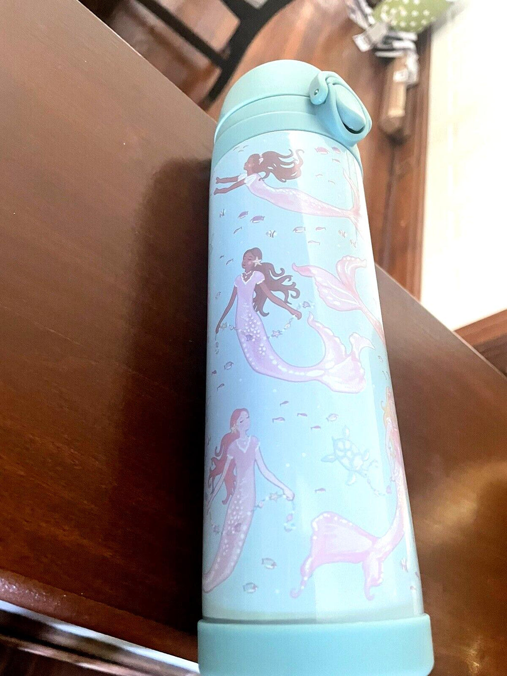 Pottery Barn School Disney holiday Mermaid Large WATER BOTTLE party Travel girl
