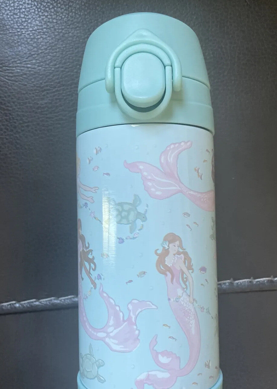 Pottery Barn School Disney holiday Mermaid Large WATER BOTTLE party Travel girl