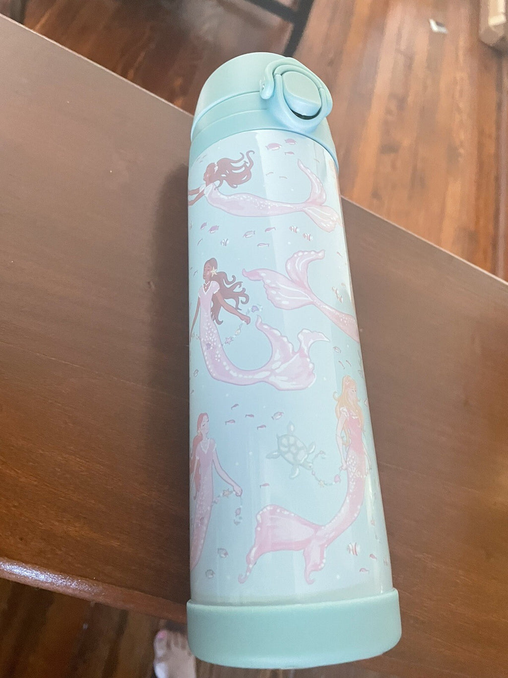 Pottery Barn School Disney holiday Mermaid Large WATER BOTTLE party Travel girl