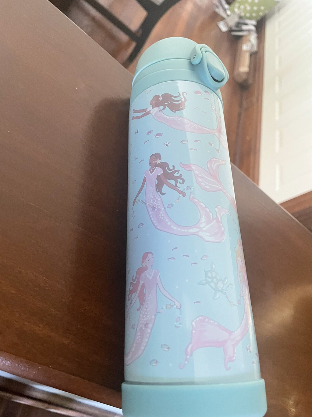 Pottery Barn School Disney holiday Mermaid Large WATER BOTTLE party Travel girl